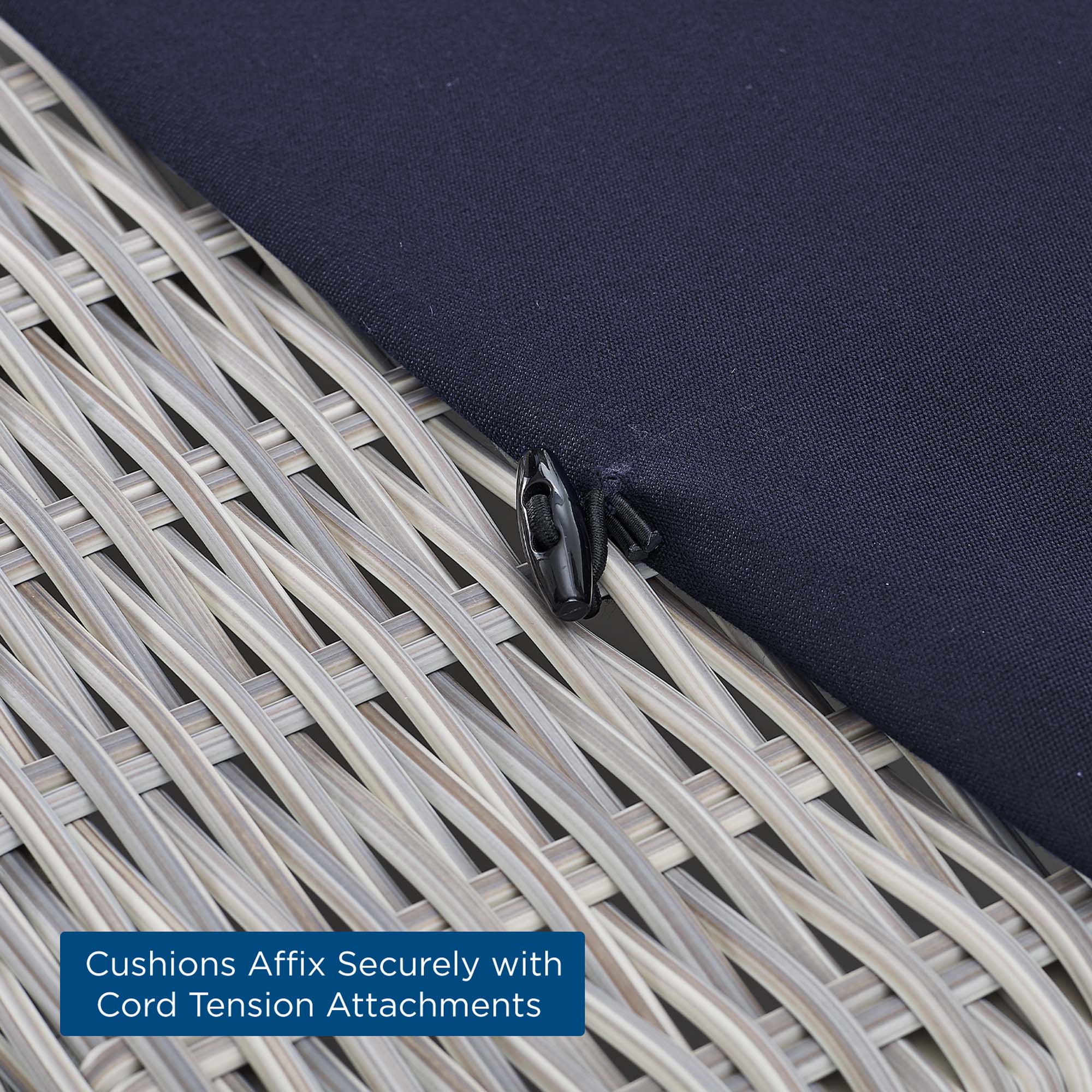 Conway Sunbrella® Outdoor Patio Wicker Rattan 4-Piece Furniture Set by Modway