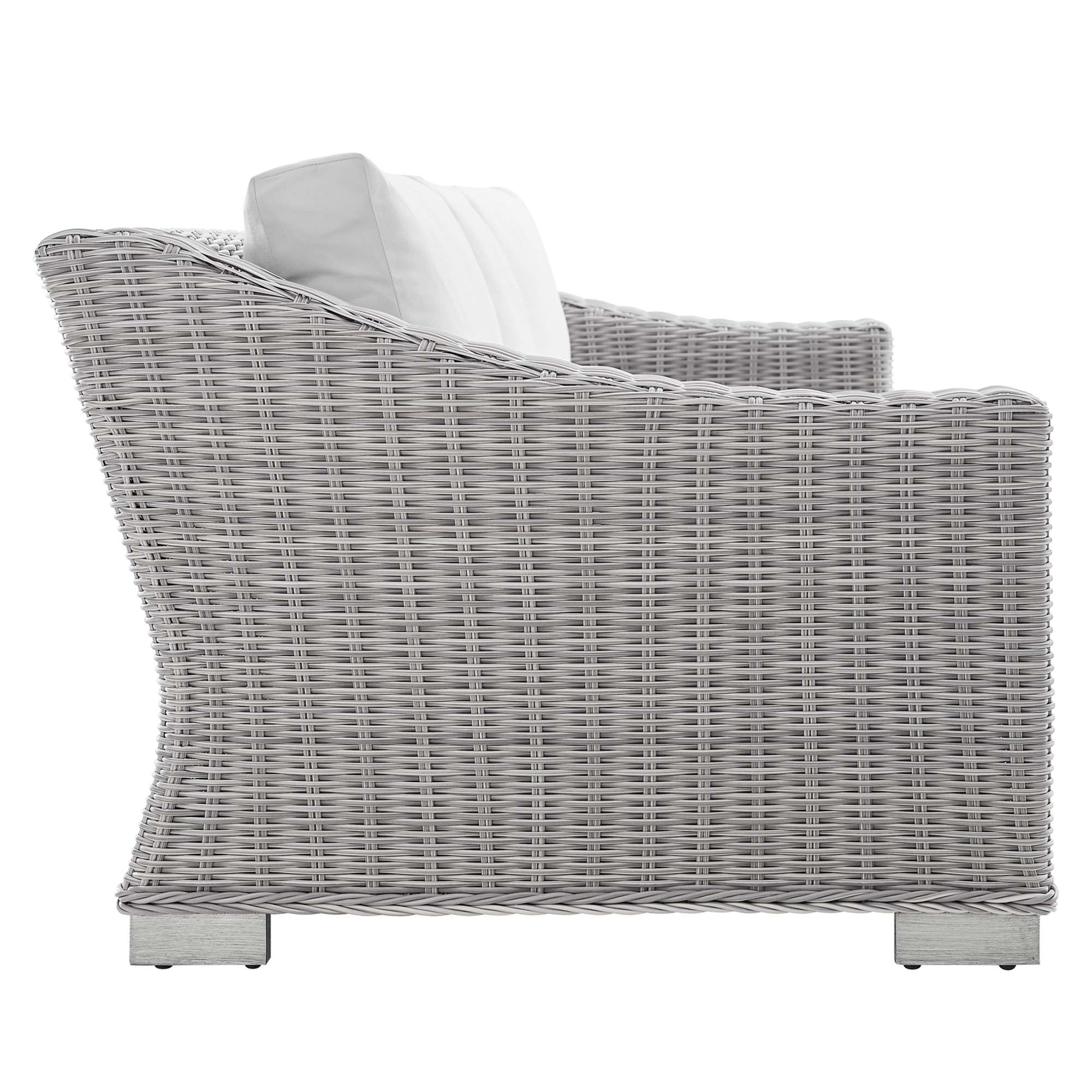 Conway Sunbrella® Outdoor Patio Wicker Rattan 4-Piece Furniture Set by Modway