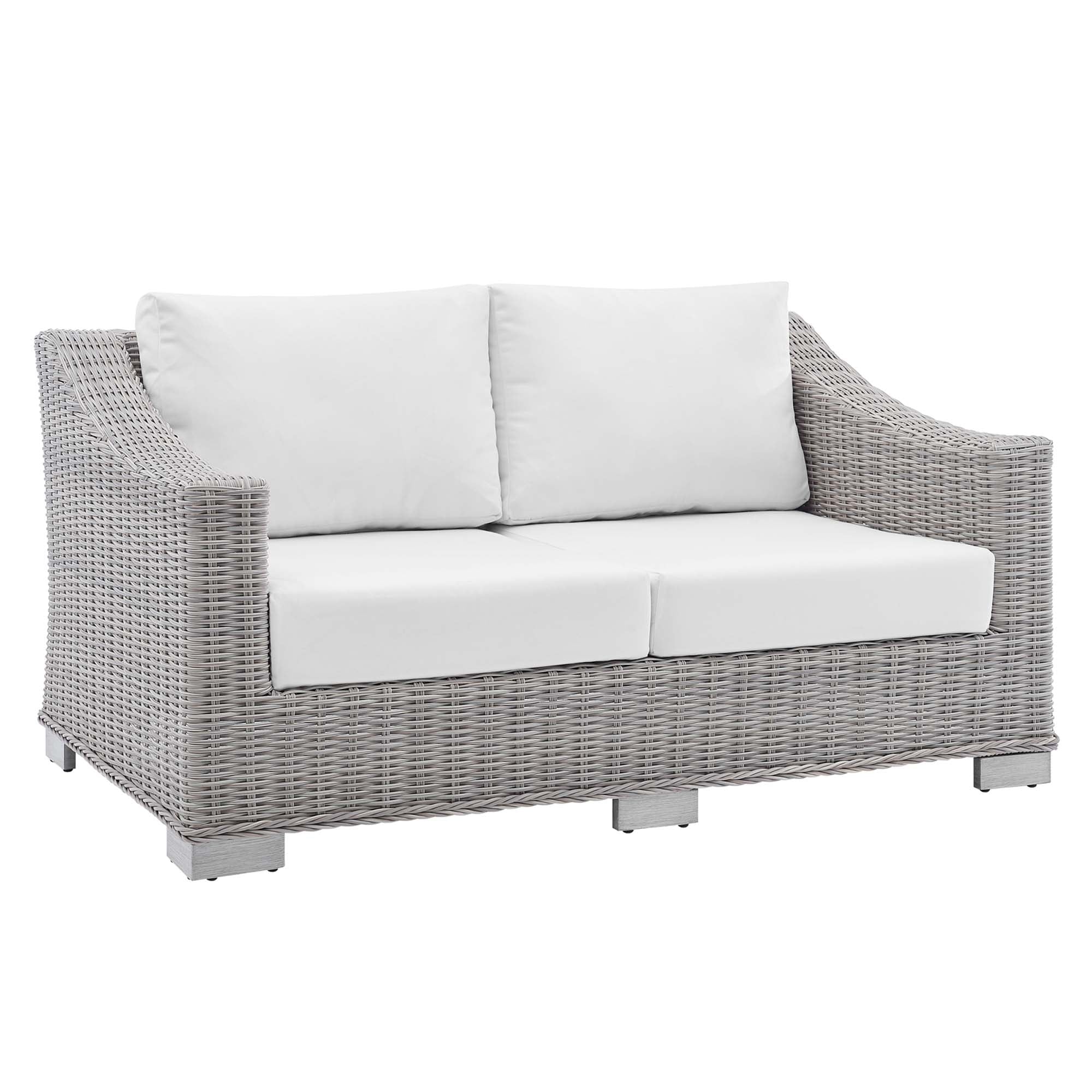 Conway Sunbrella® Outdoor Patio Wicker Rattan 4-Piece Furniture Set by Modway