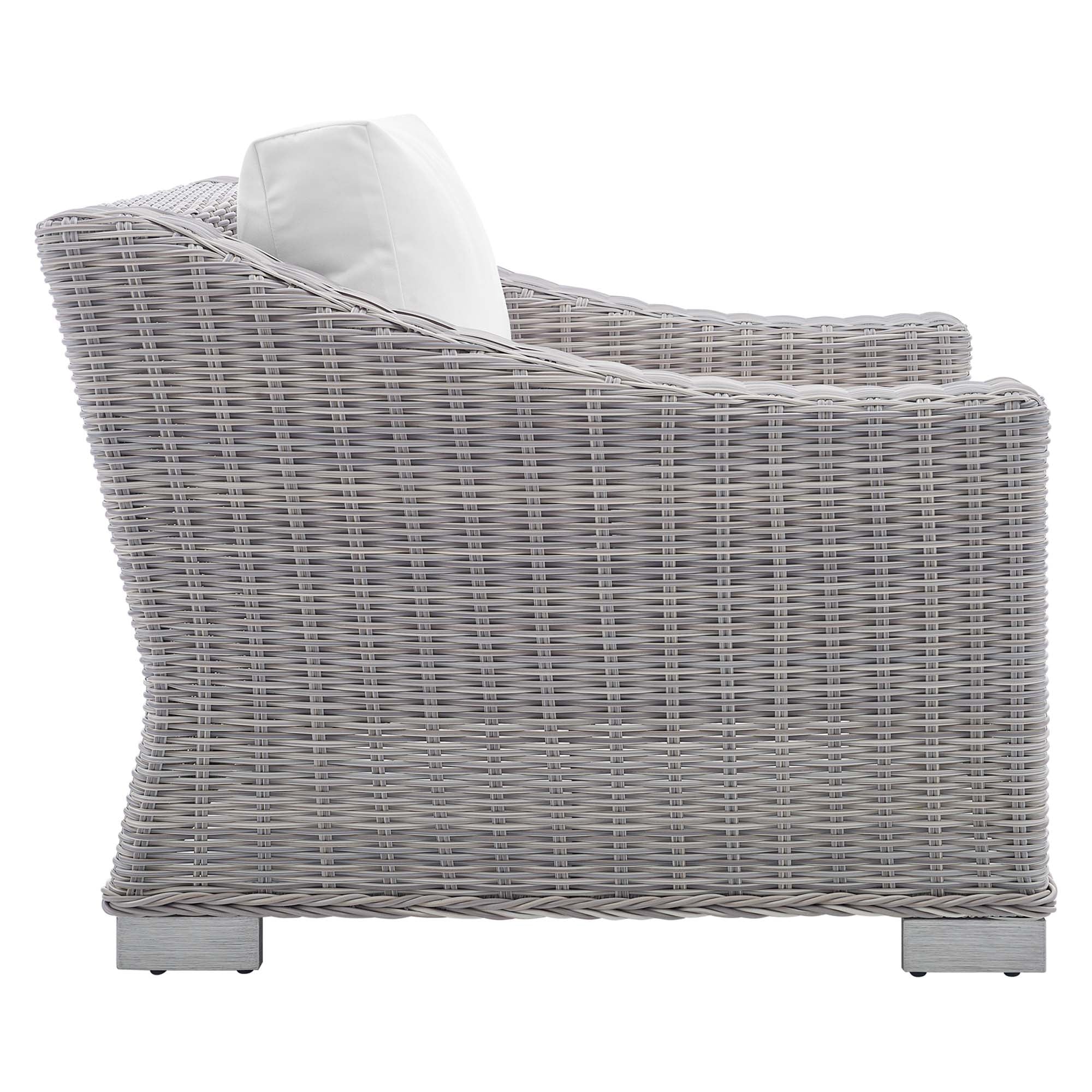 Conway Sunbrella® Outdoor Patio Wicker Rattan 4-Piece Furniture Set by Modway