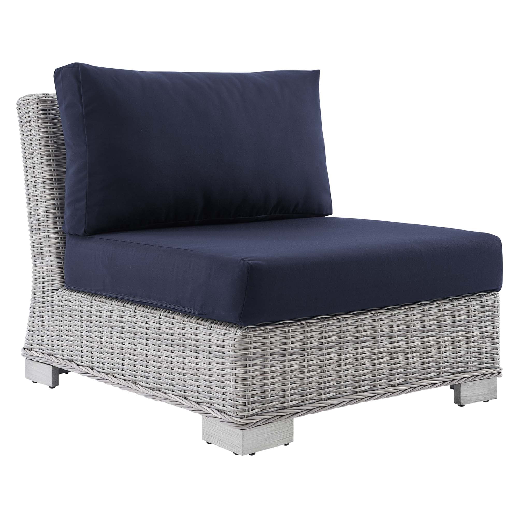Conway 5-Piece Sunbrella® Outdoor Patio Wicker Rattan Furniture Set by Modway