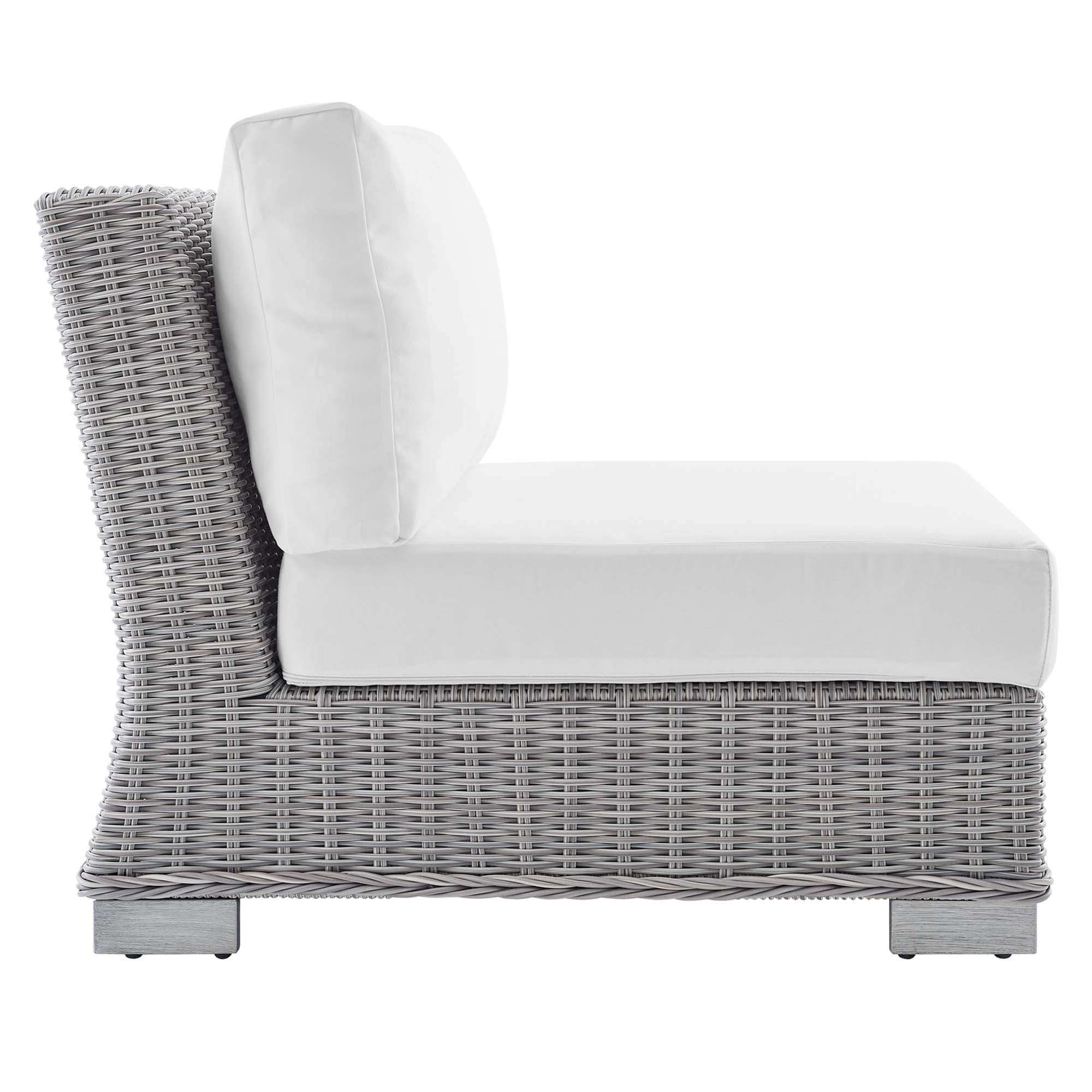 Conway 5-Piece Sunbrella® Outdoor Patio Wicker Rattan Furniture Set by Modway