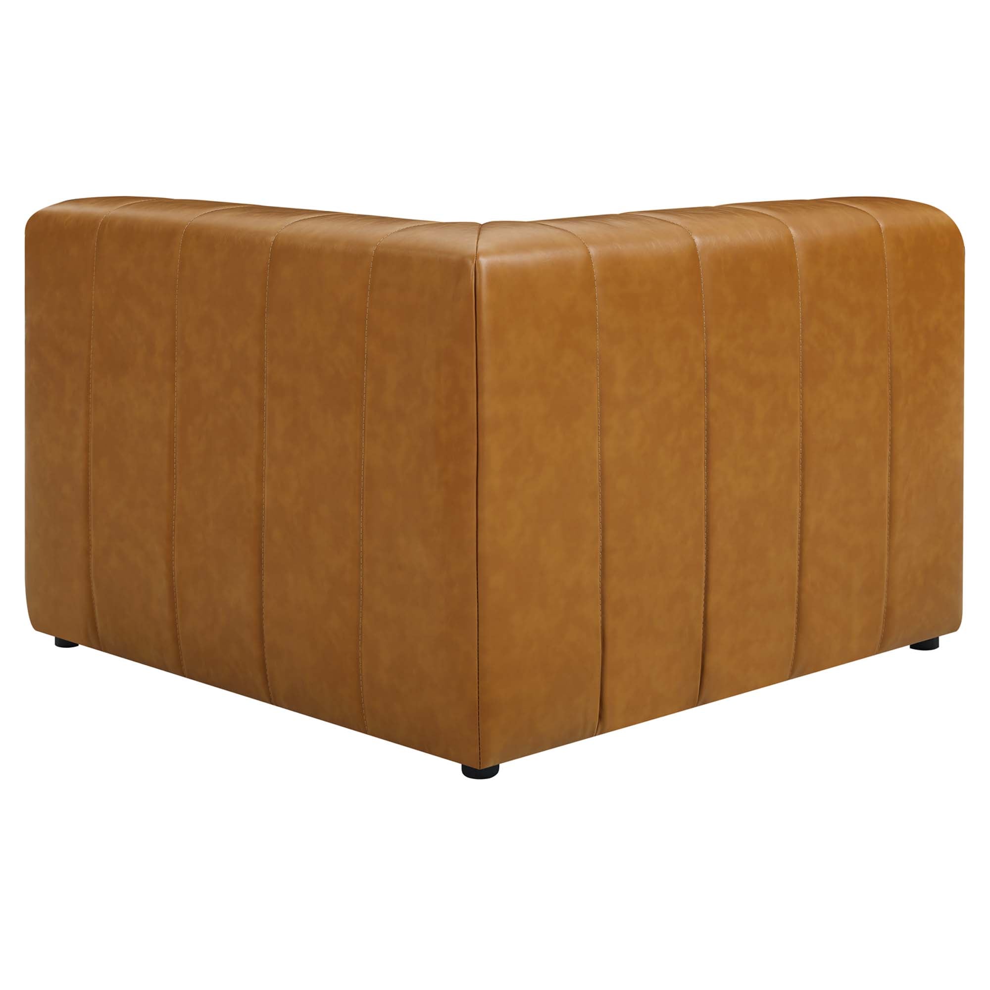 Bartlett Vegan Leather Corner Chair by Modway