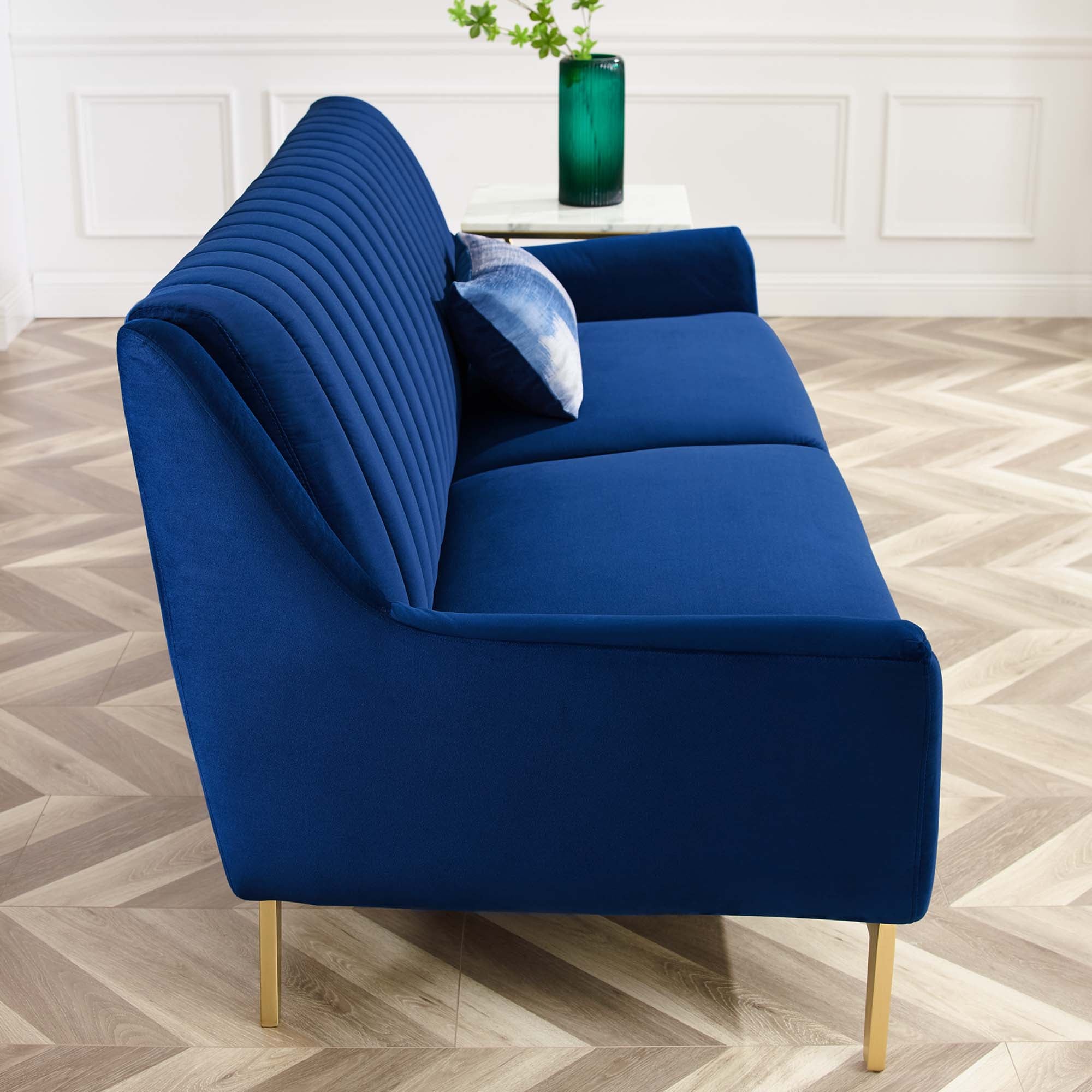 Winsome Channel Tufted Performance Velvet Sofa by Modway