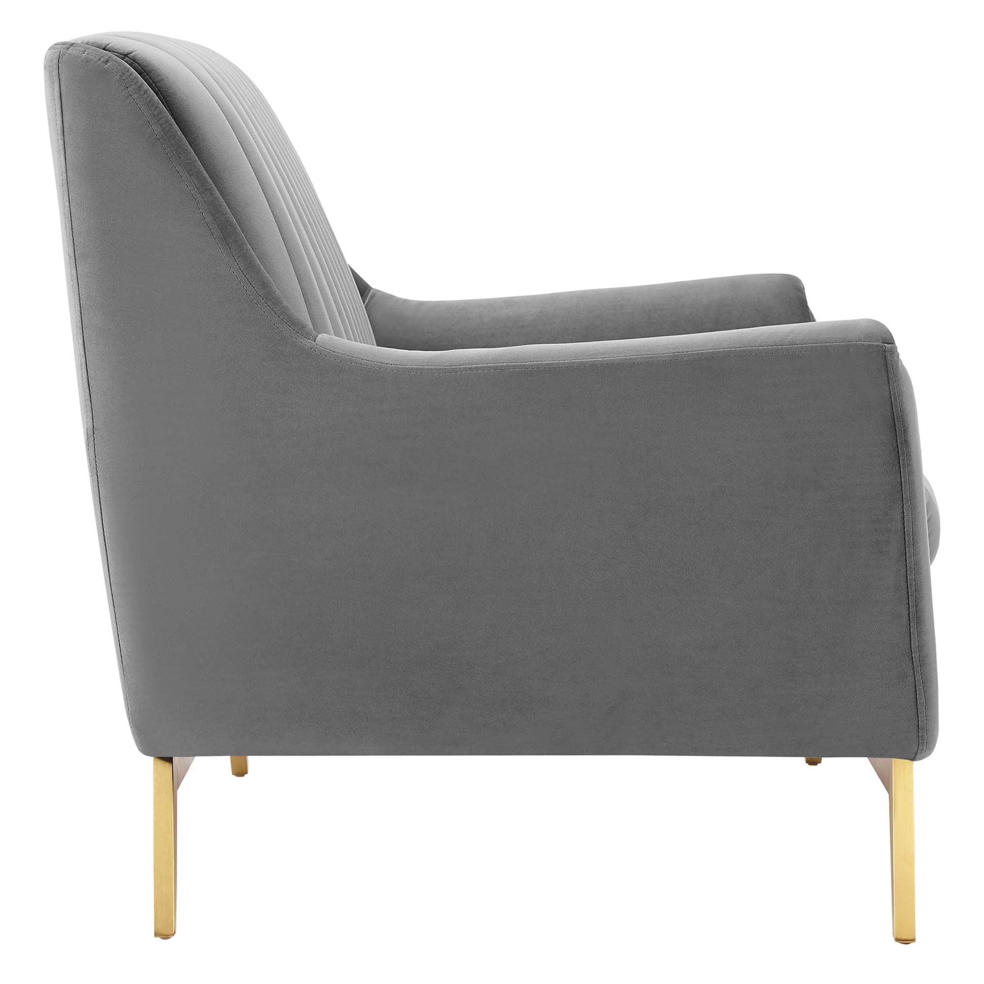 Winsome Channel Tufted Performance Velvet Loveseat by Modway