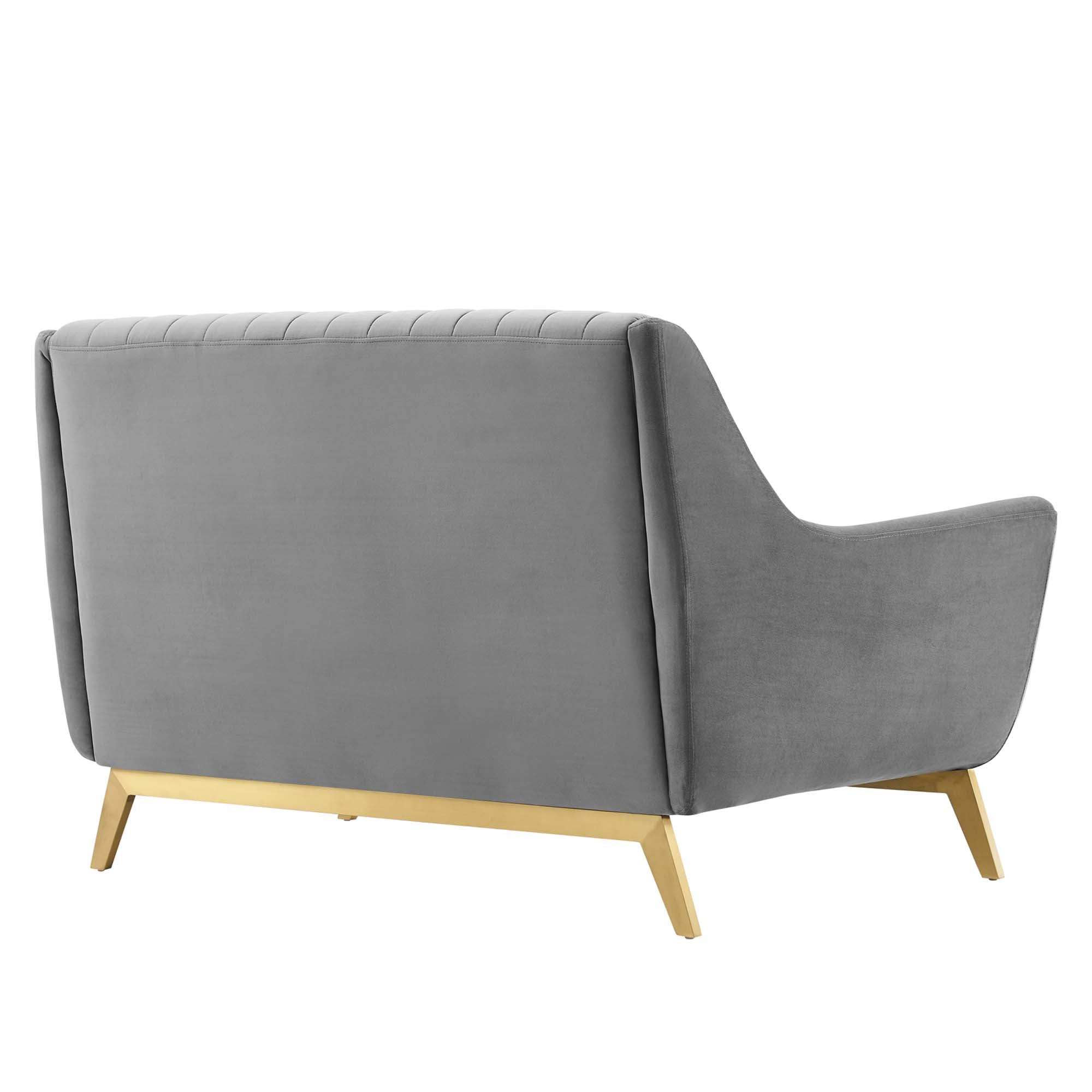 Winsome Channel Tufted Performance Velvet Loveseat by Modway
