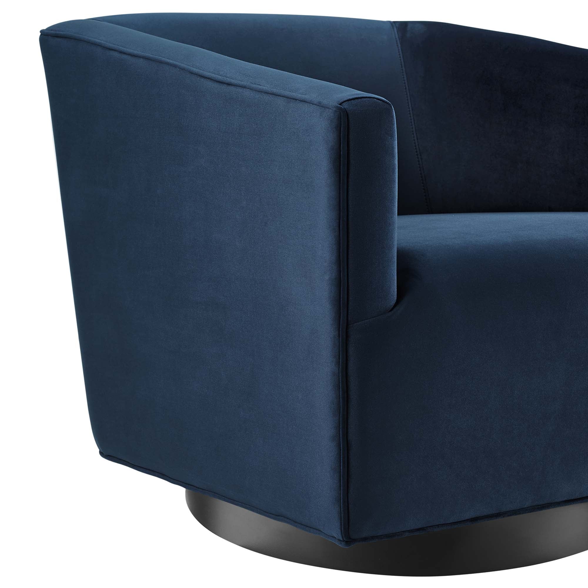 Twist Swivel Chair Performance Velvet Set of 2 by Modway