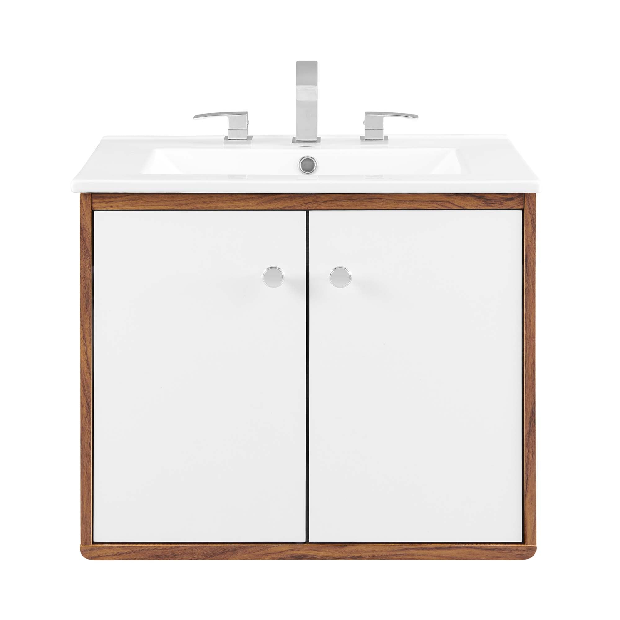 Transmit Wall-Mount Bathroom Vanity Basin Included by Modway