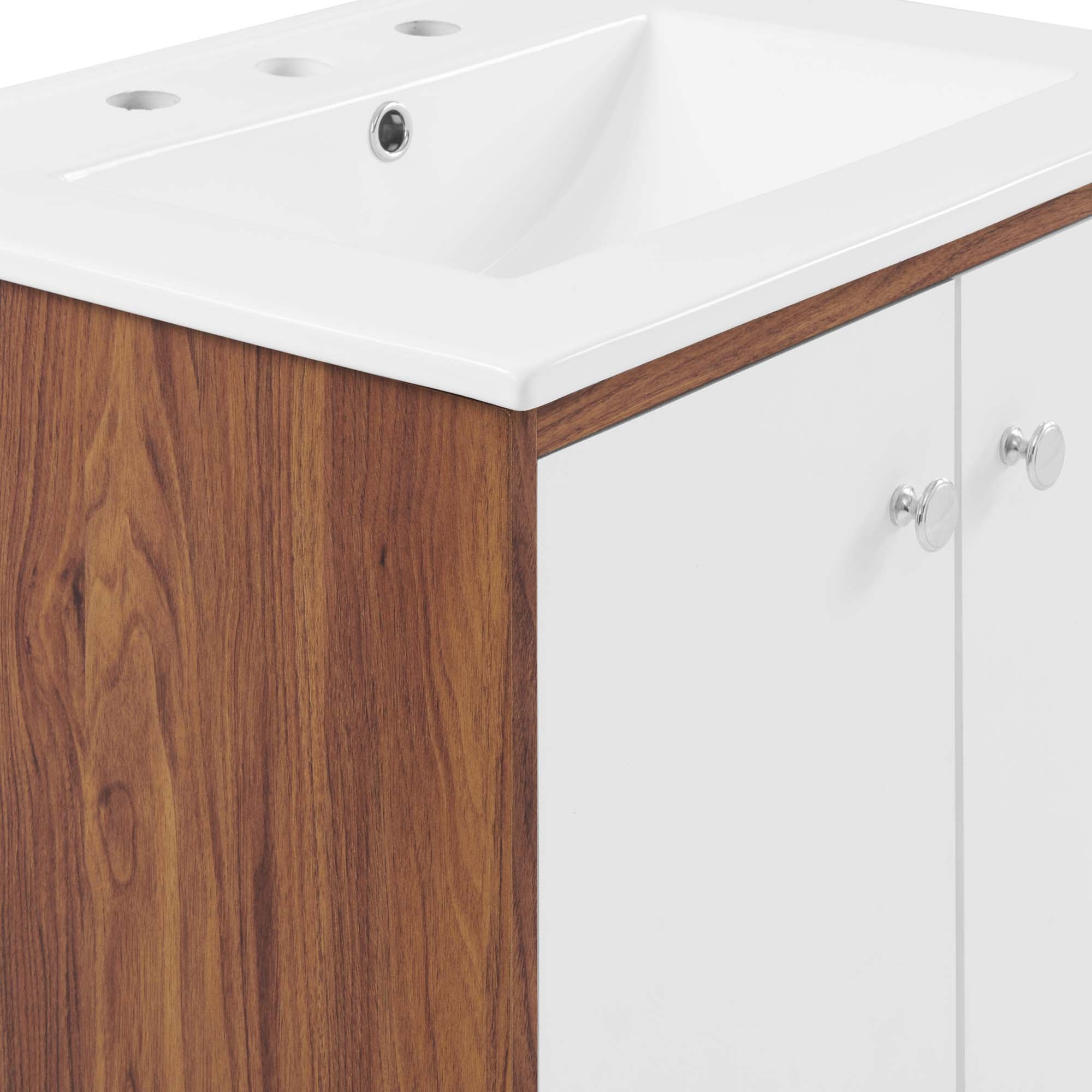 Transmit Wall-Mount Bathroom Vanity Basin Included by Modway