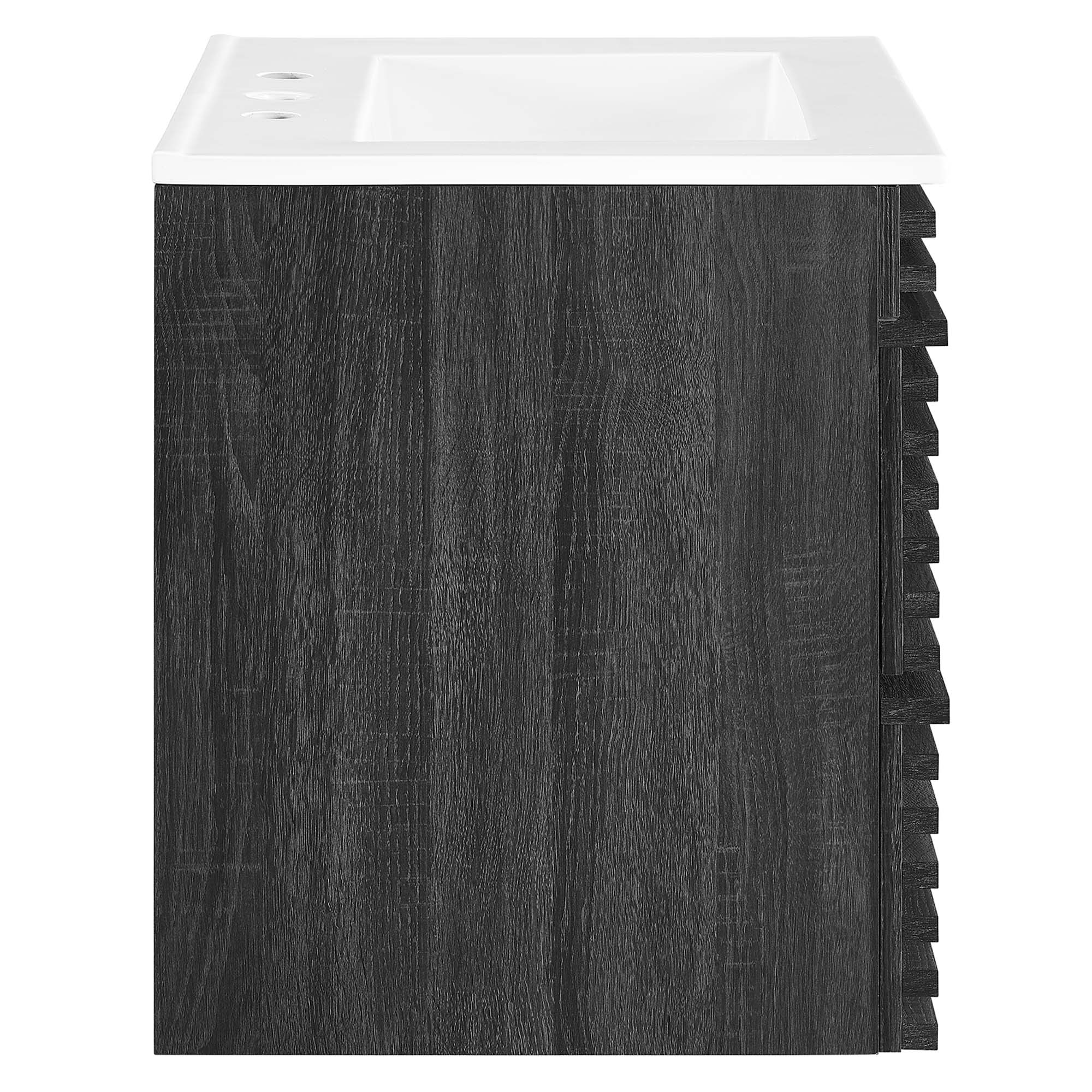 Render Wall-Mount Bathroom Vanity with White Basin Included by Modway