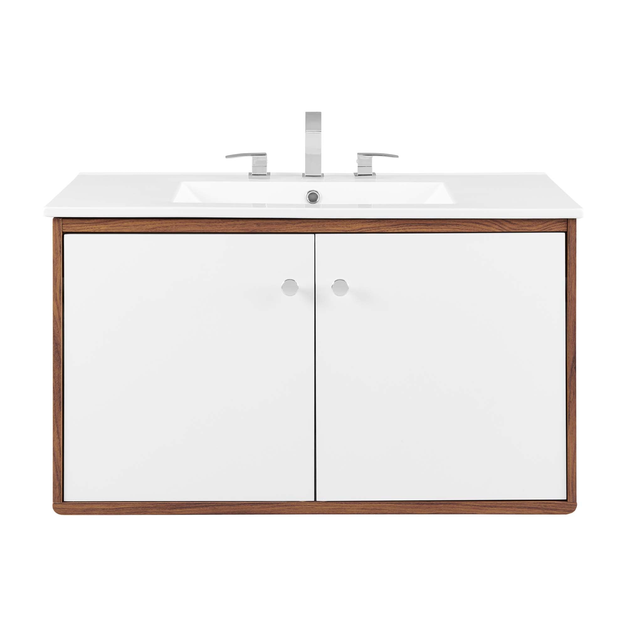 Transmit Wall-Mount Bathroom Vanity Basin Included by Modway