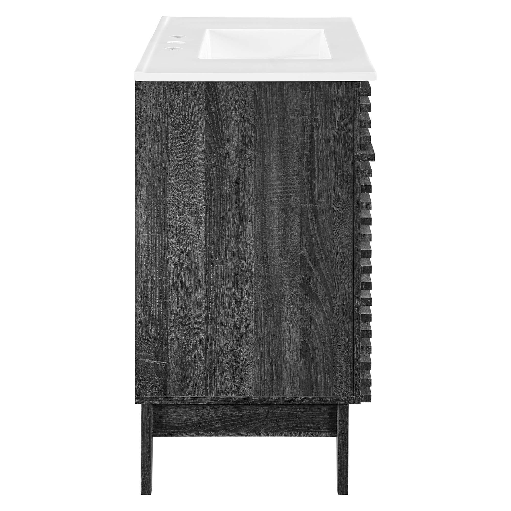 Render 30" and 36" Bathroom Vanities with White Basin Included by Modway