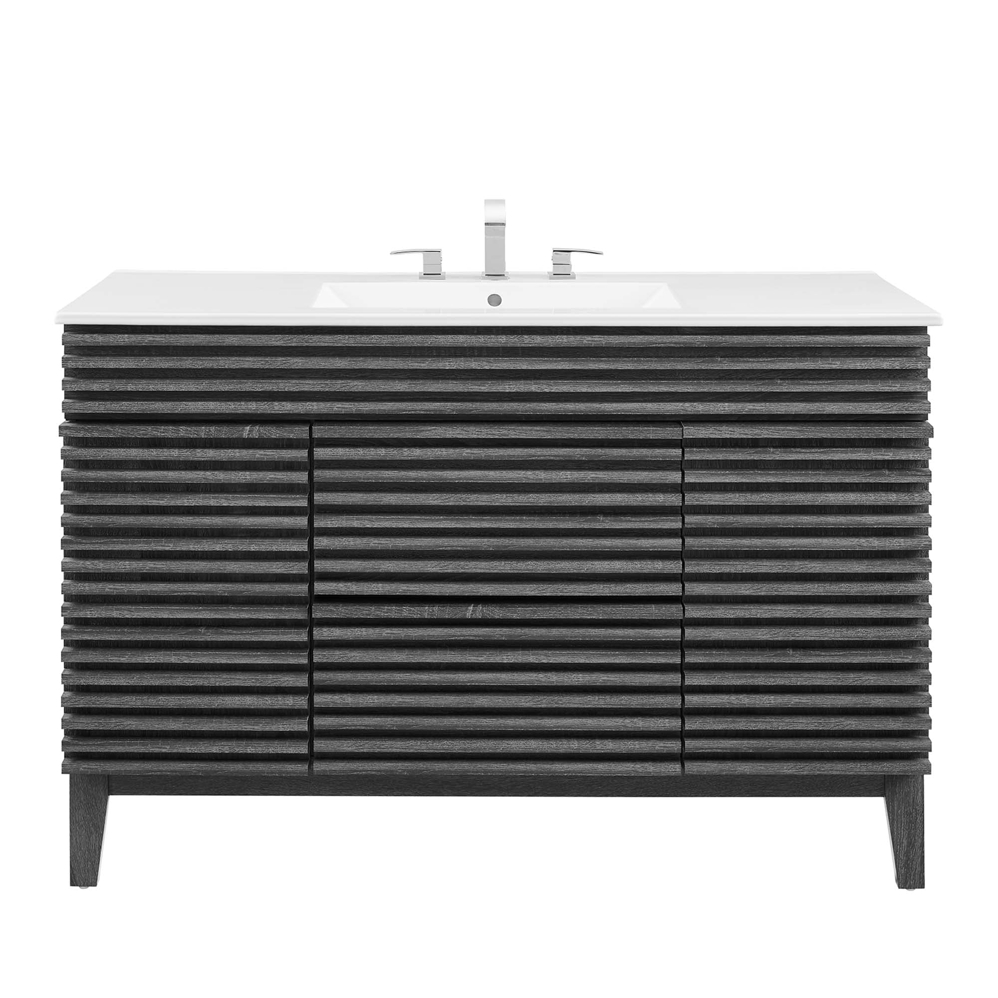 Render 48" Bathroom Vanity with White Basin Included by Modway