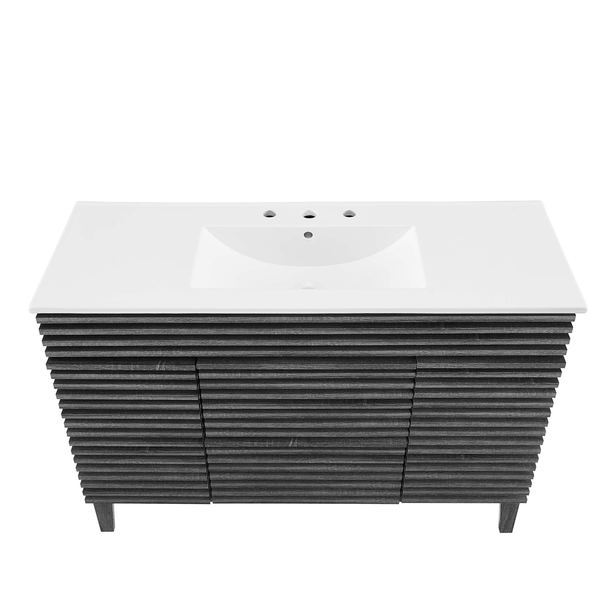 Render 48" Bathroom Vanity with White Basin Included by Modway