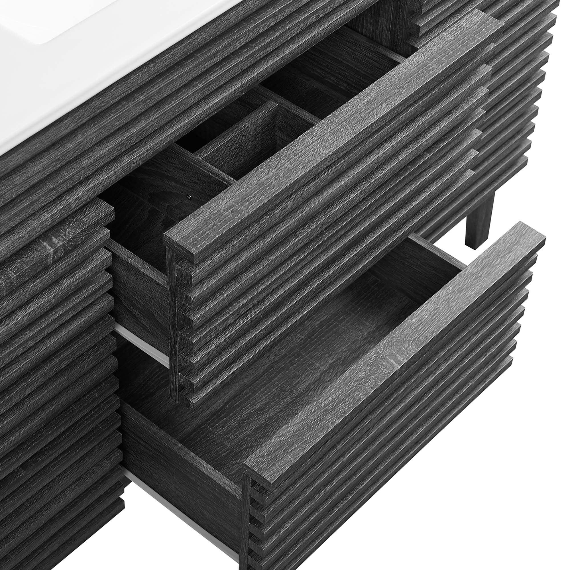 Render 48" Bathroom Vanity with White Basin Included by Modway
