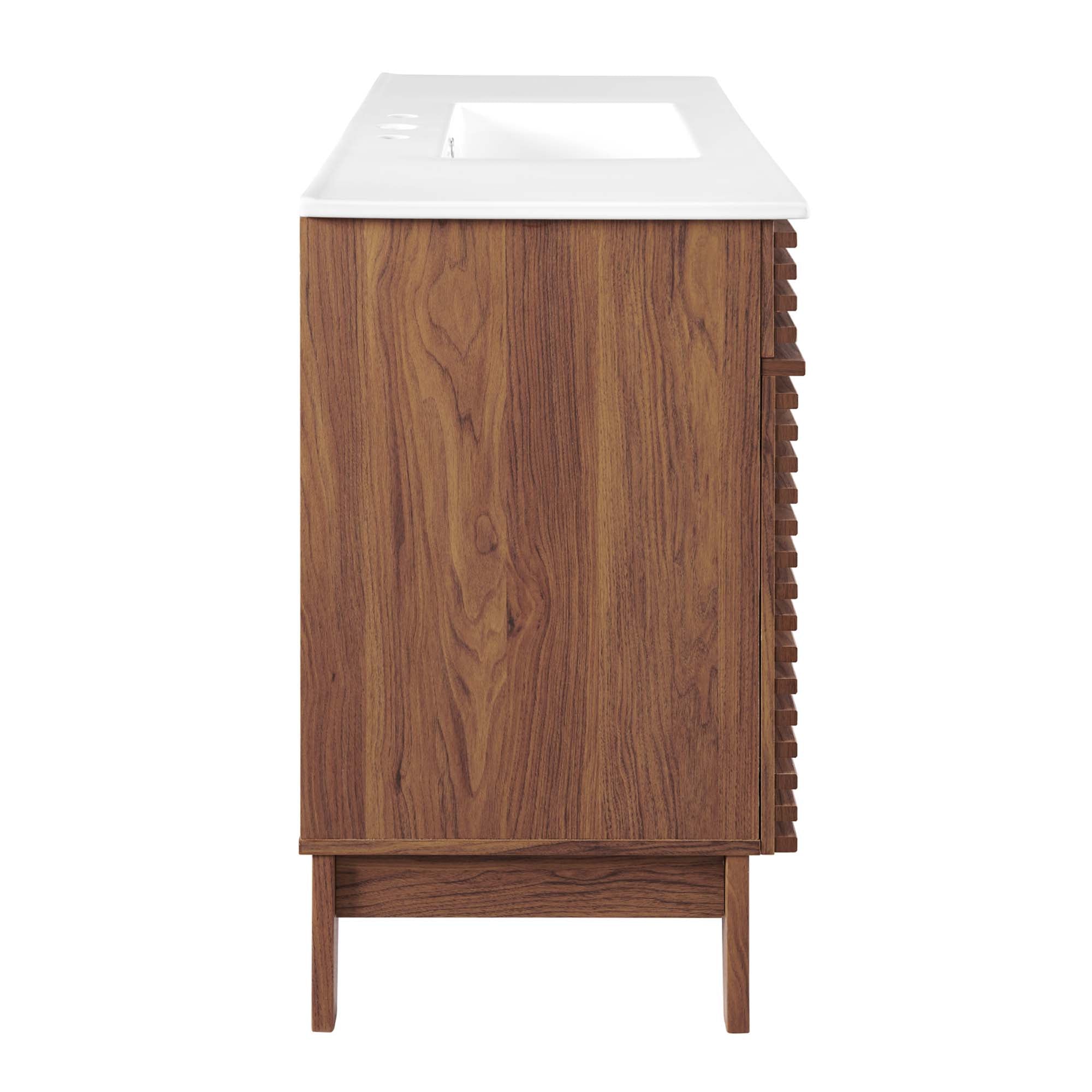 Render 48" Bathroom Vanity with White Basin Included by Modway