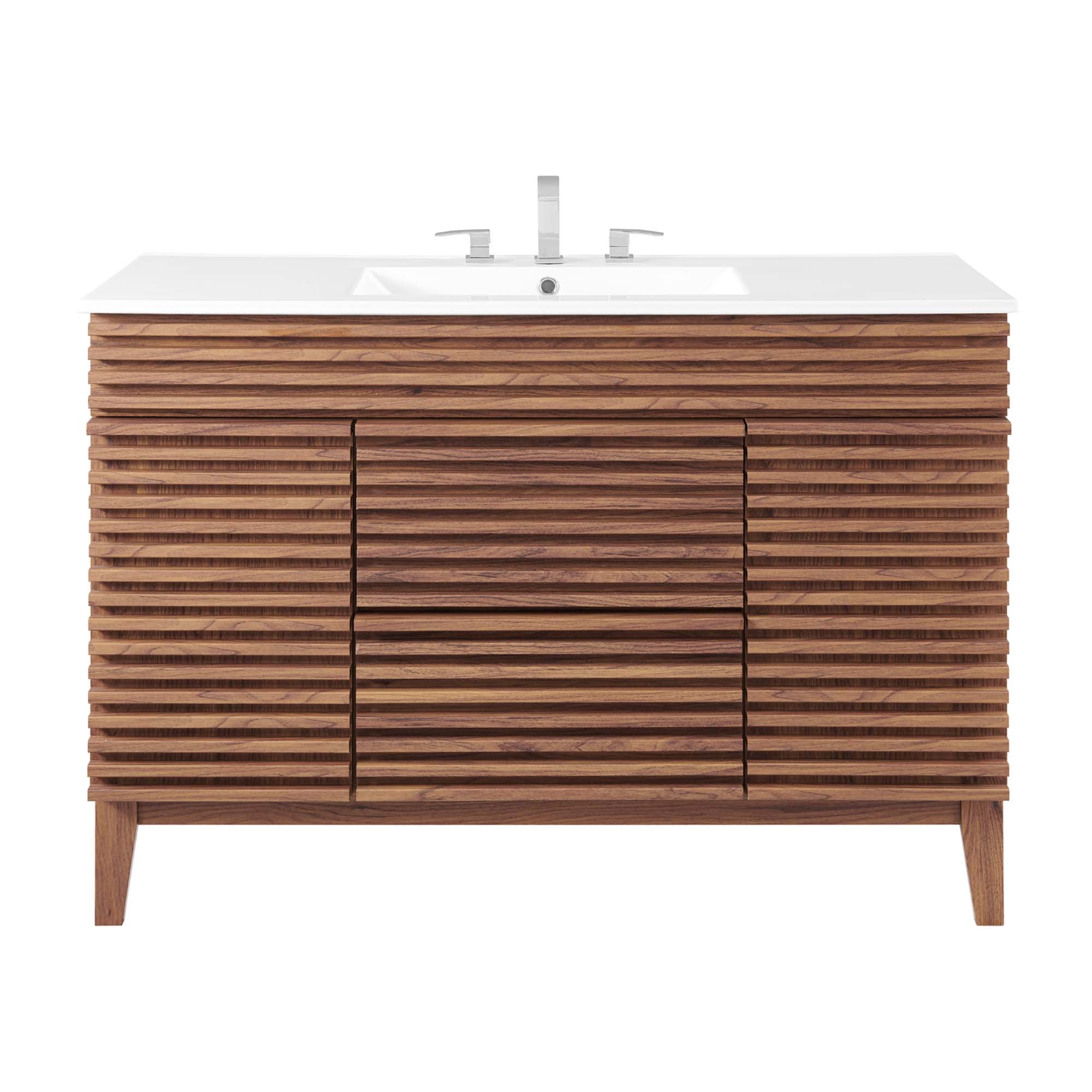Render 48" Bathroom Vanity with White Basin Included by Modway