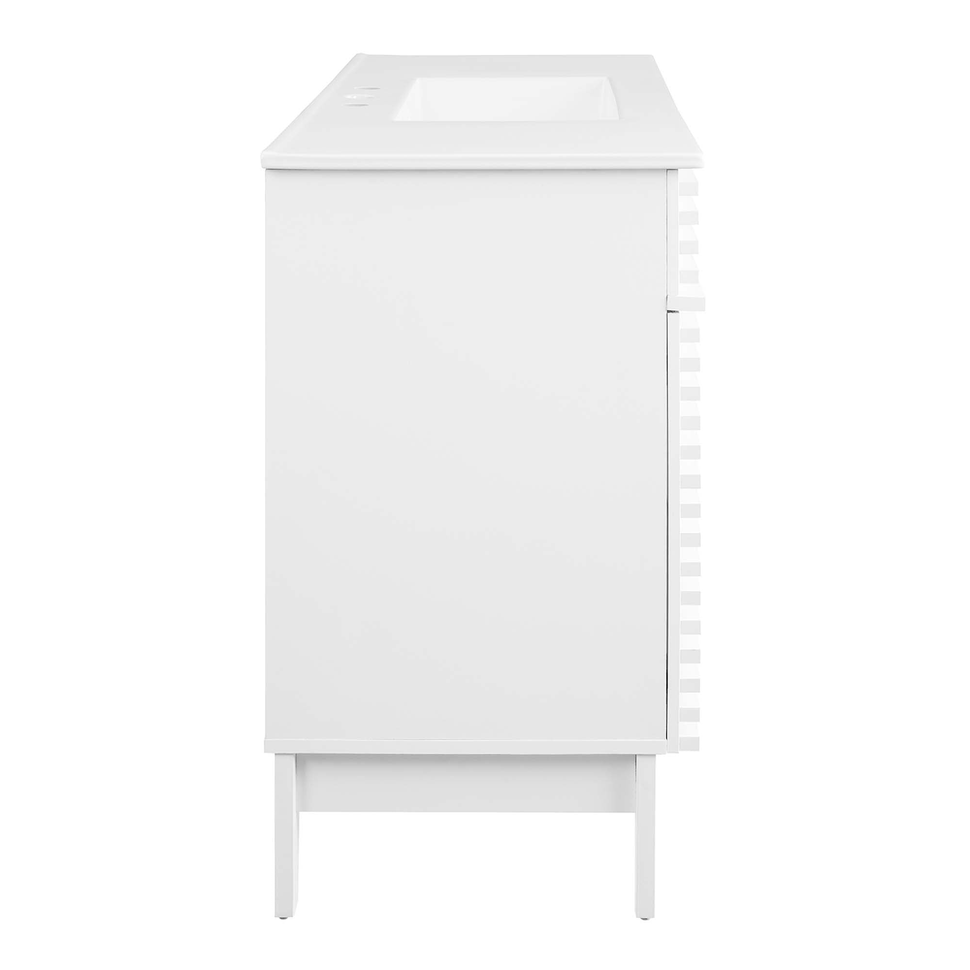 Render 48" Bathroom Vanity with White Basin Included by Modway