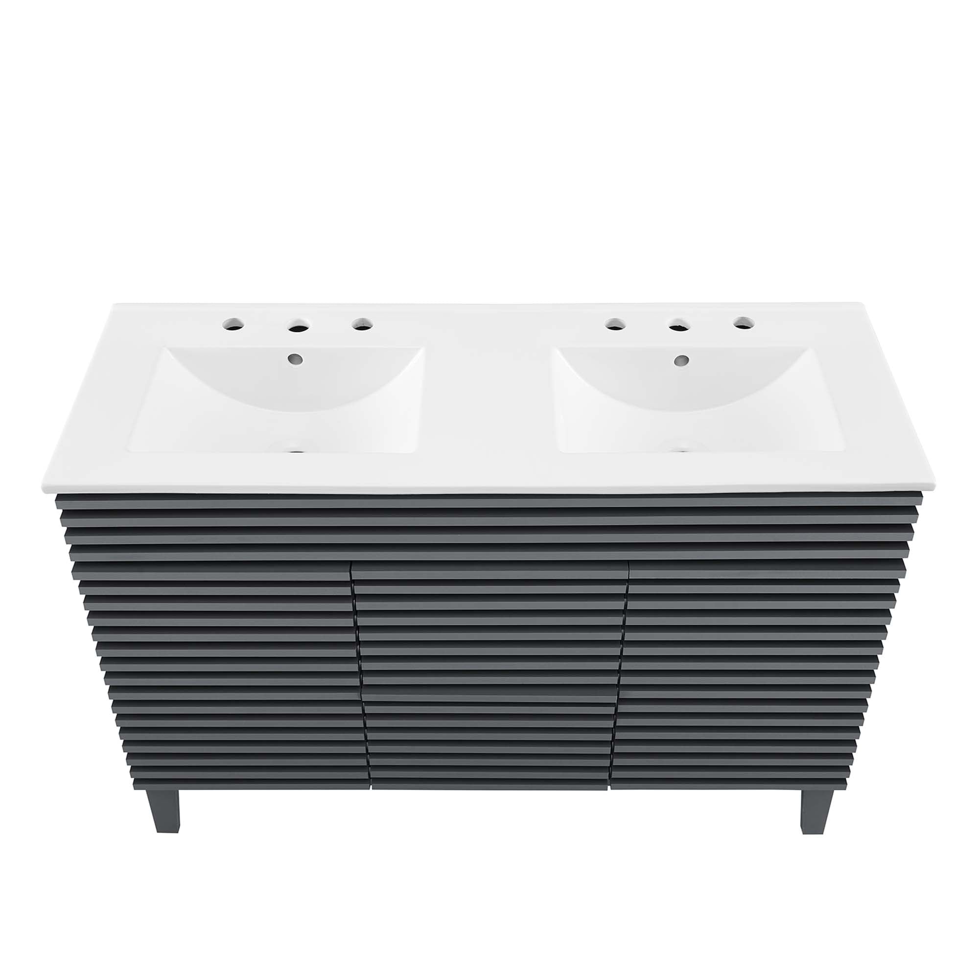 Render 48" Bathroom Vanity with White Basin Included by Modway