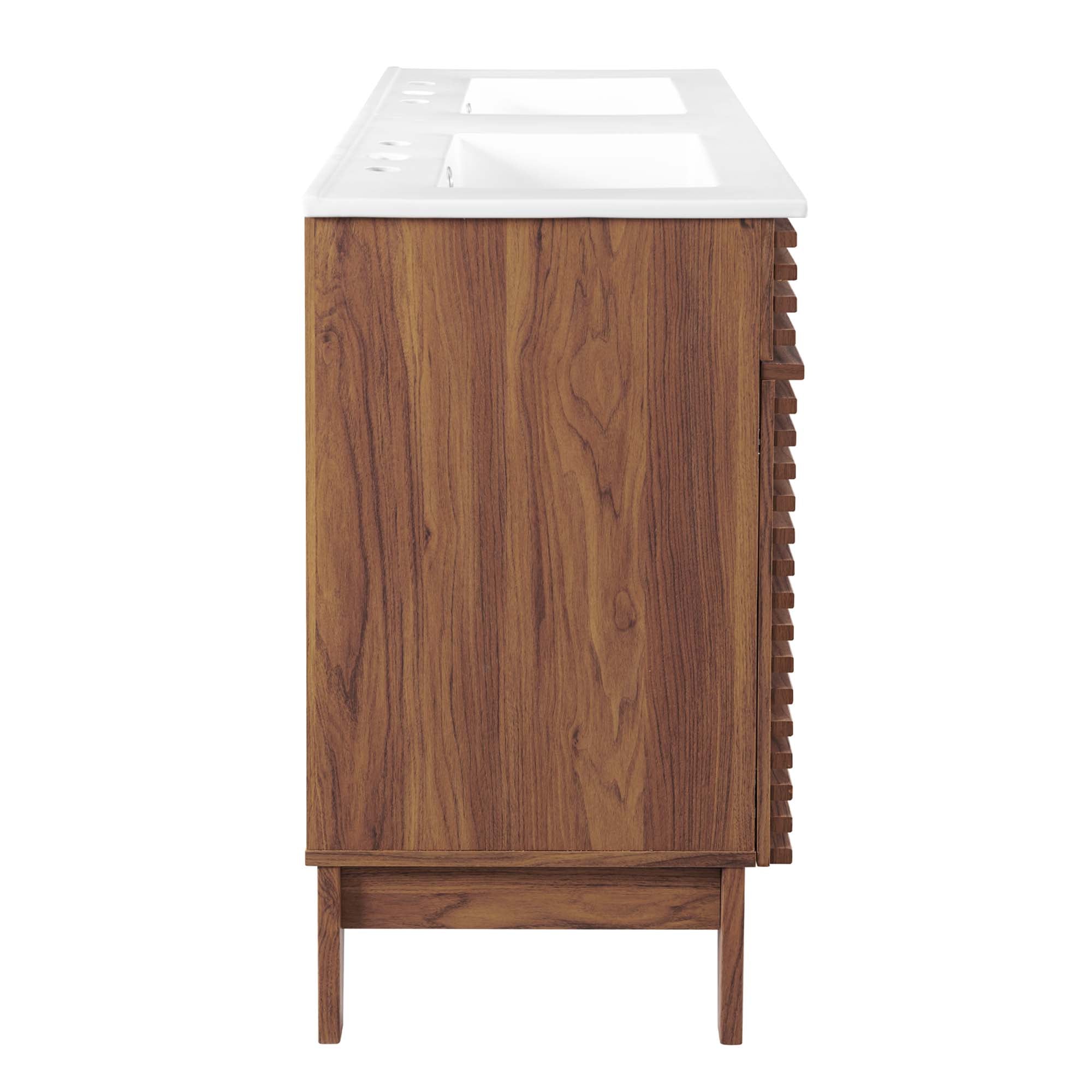 Render 48" Bathroom Vanity with White Basin Included by Modway