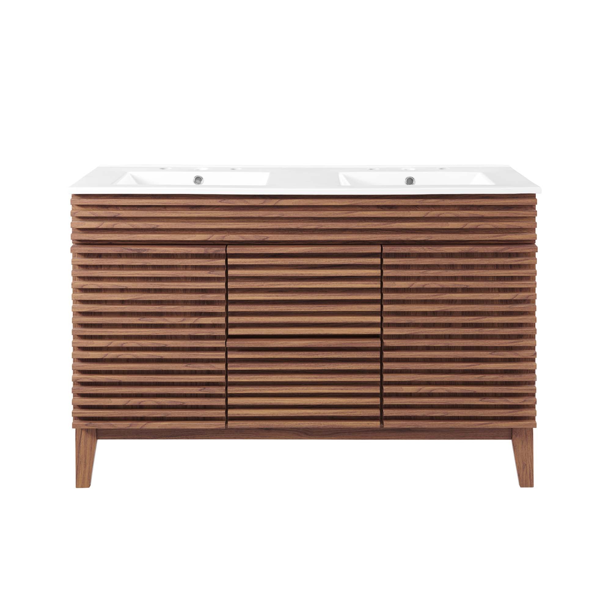 Render 48" Bathroom Vanity with White Basin Included by Modway