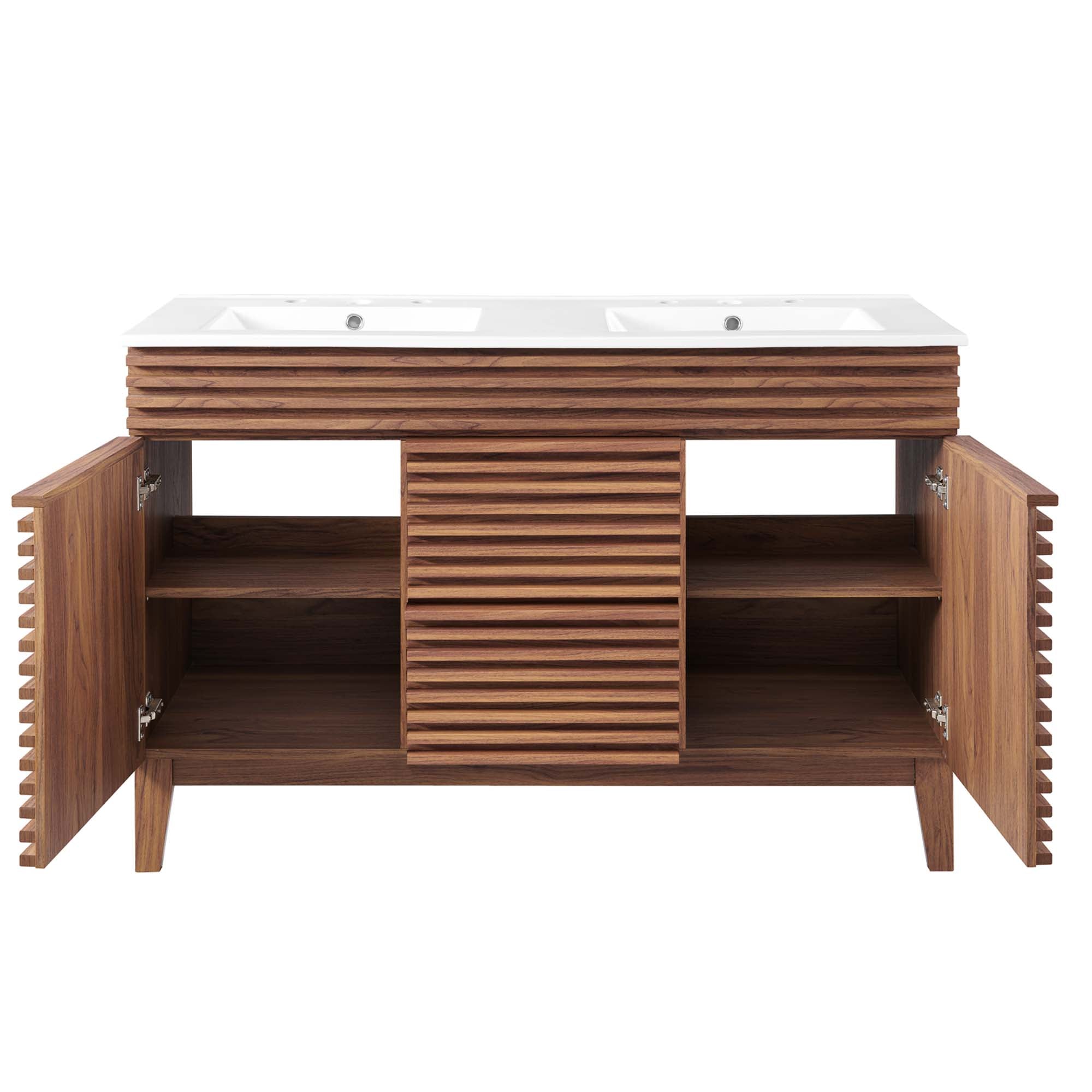 Render 48" Bathroom Vanity with White Basin Included by Modway