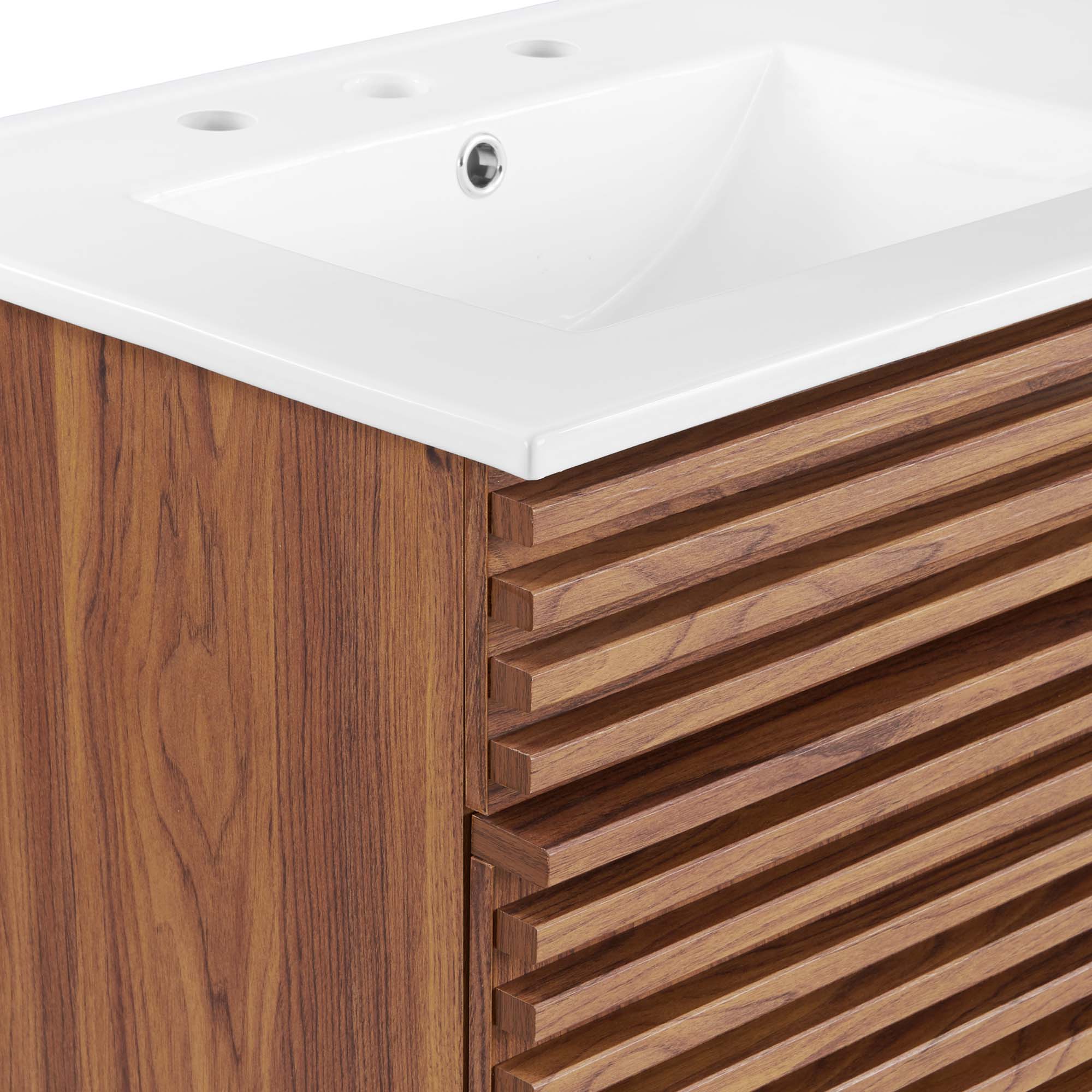 Render 48" Bathroom Vanity with White Basin Included by Modway