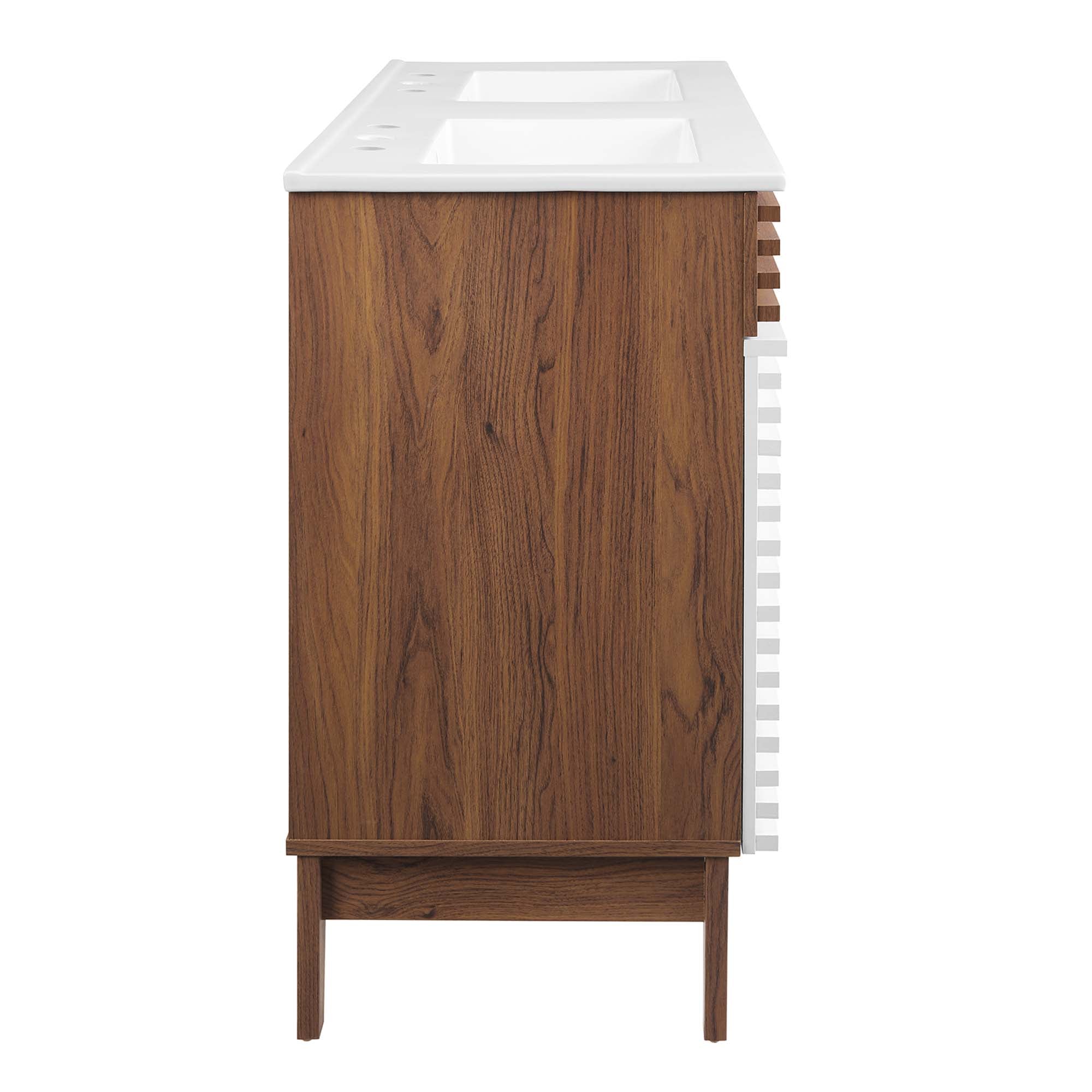 Render 48" Bathroom Vanity with White Basin Included by Modway