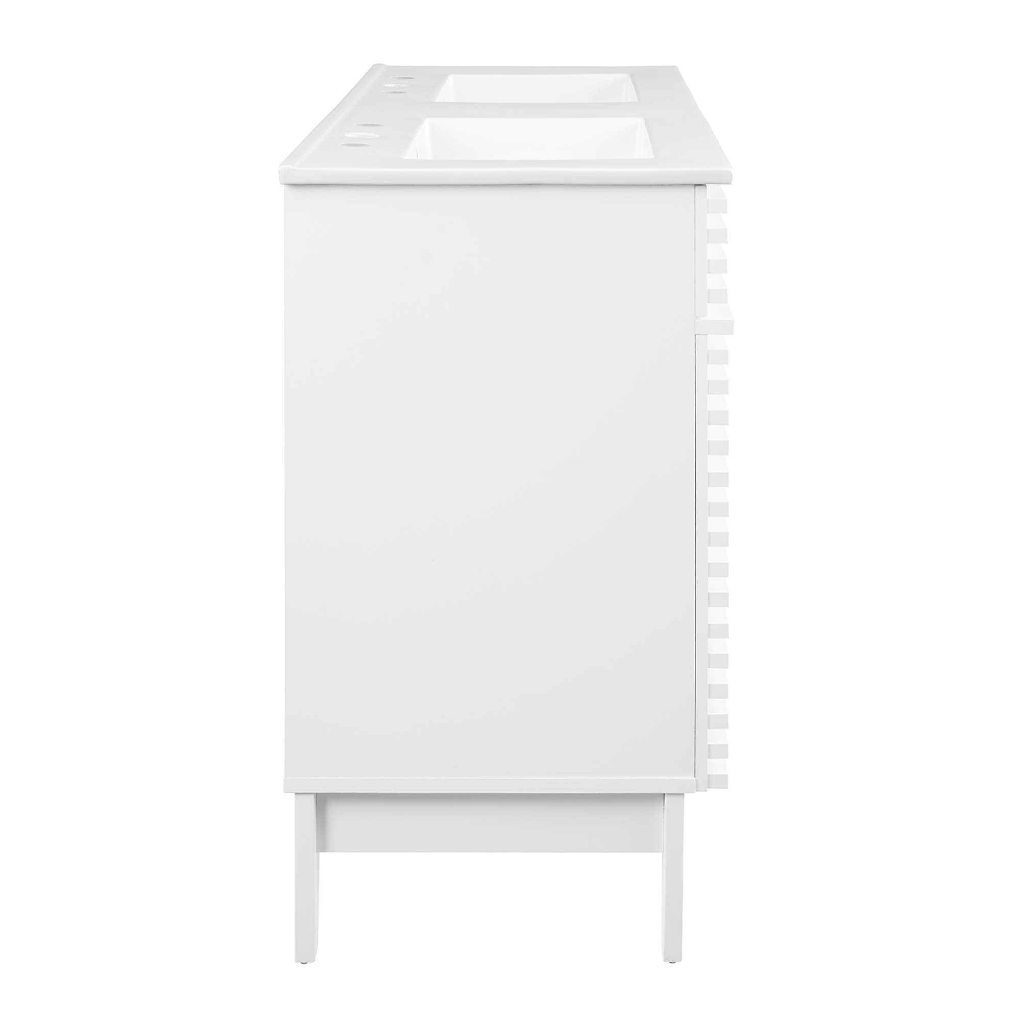 Render 48" Bathroom Vanity with White Basin Included by Modway