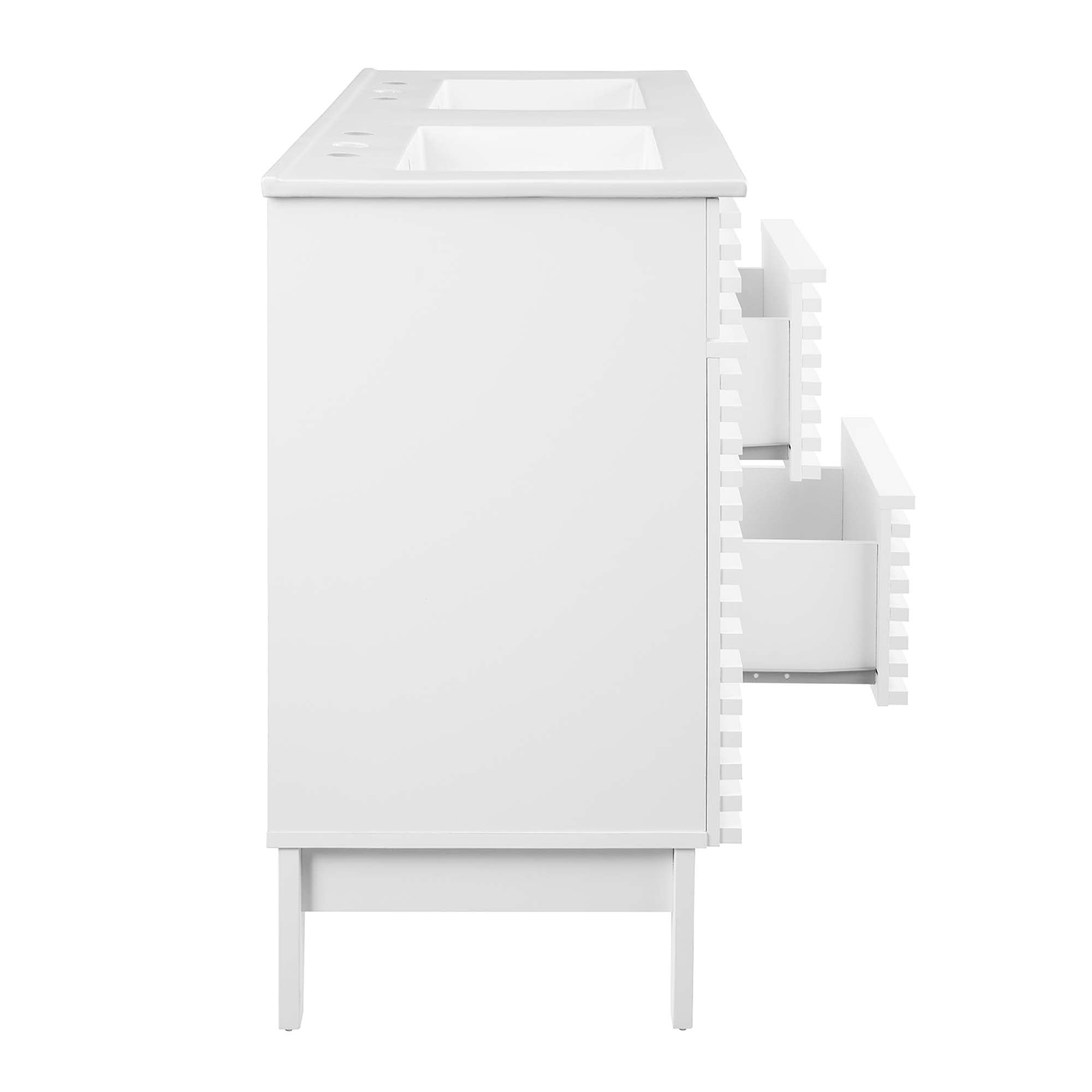 Render 48" Bathroom Vanity with White Basin Included by Modway