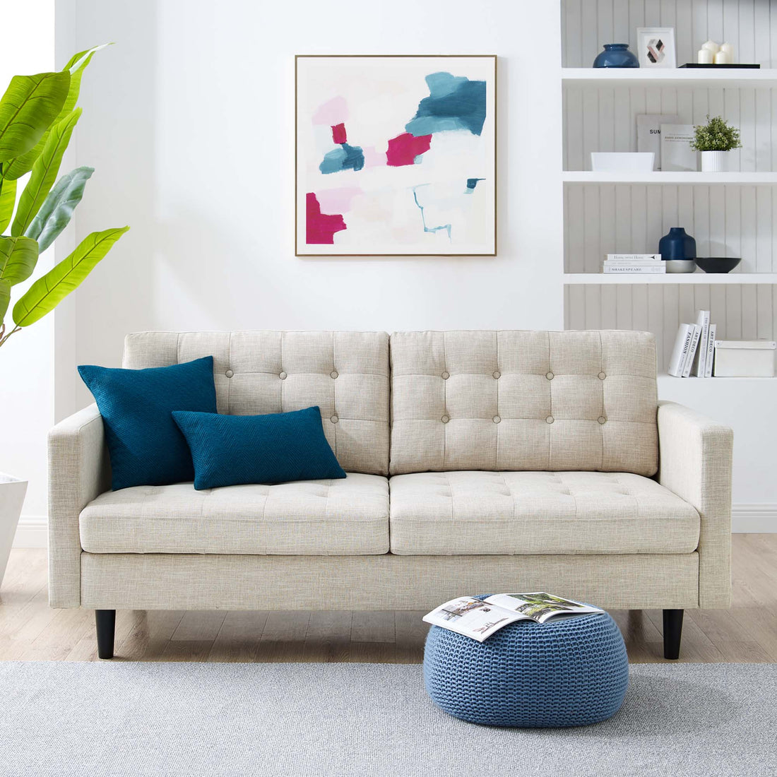 Exalt Tufted Fabric Sofa by Modway