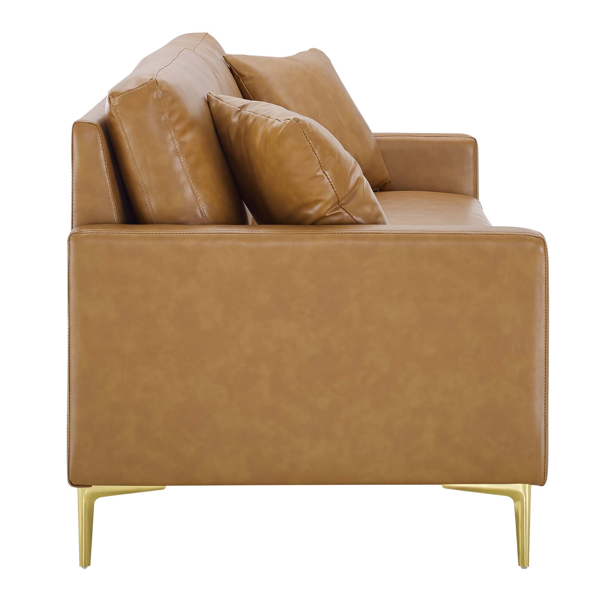 Juliana Vegan Leather Sofa by Modway