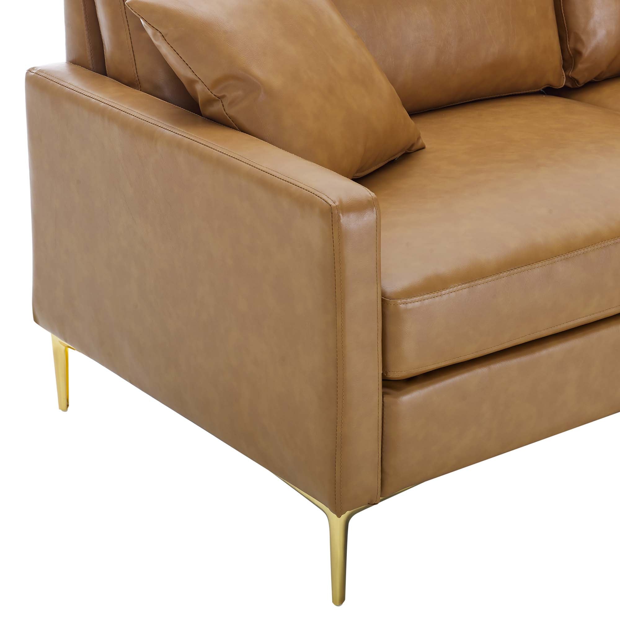 Juliana Vegan Leather Sofa by Modway
