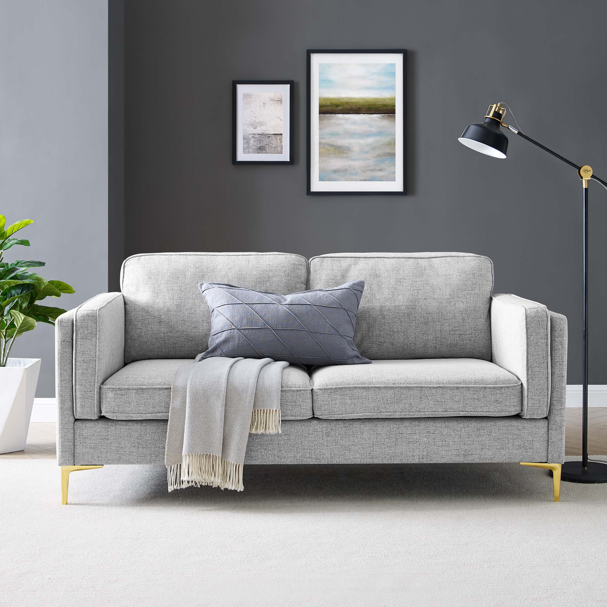 Kaiya Fabric Sofa by Modway