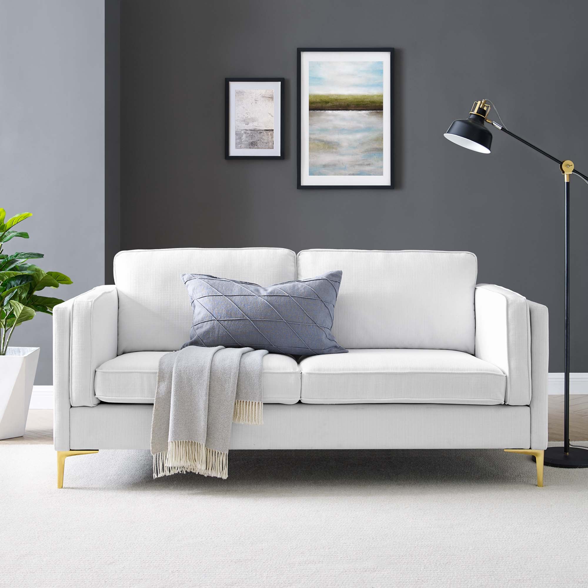 Kaiya Fabric Sofa by Modway