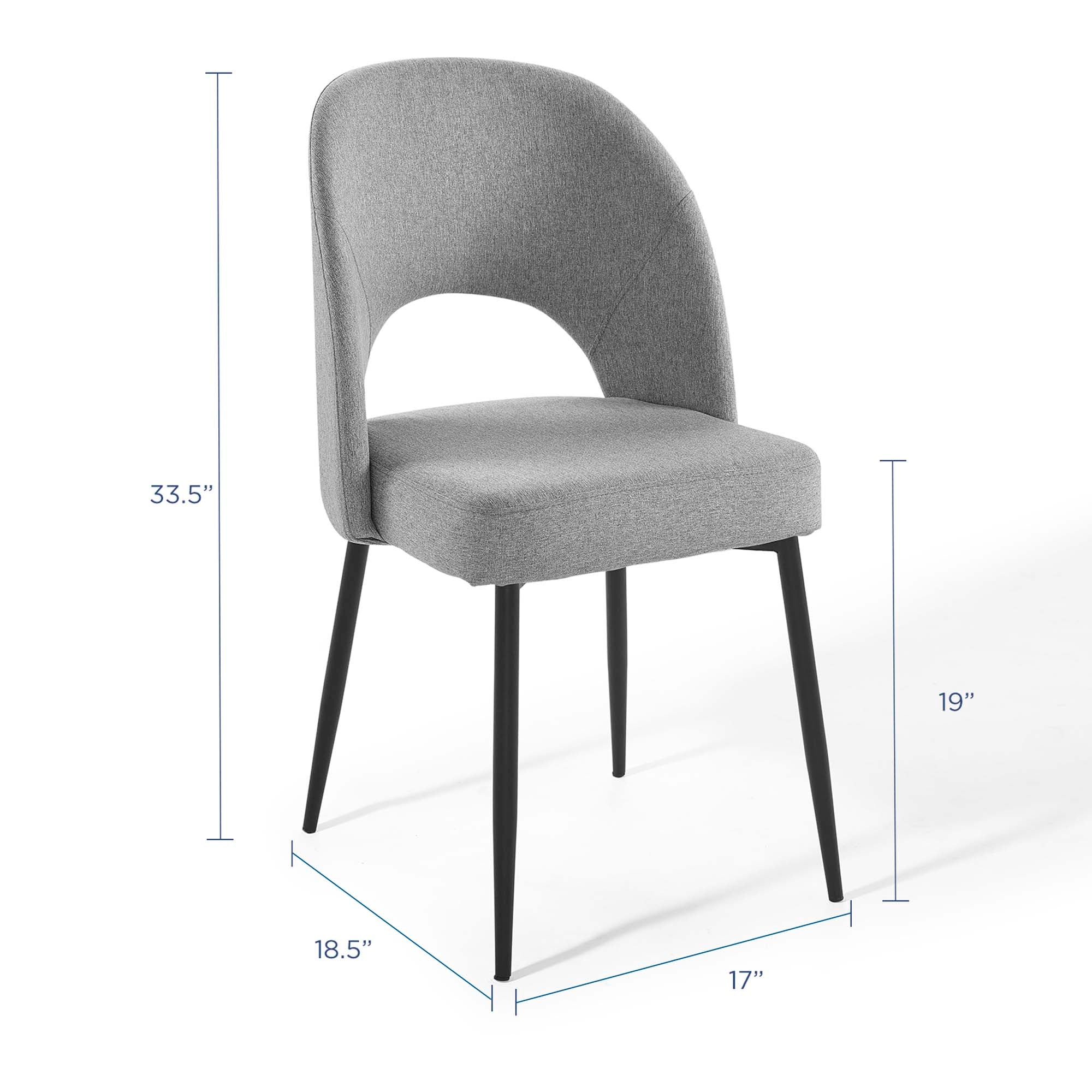Rouse Dining Side Chair Upholstered Fabric Set of 2 by Modway