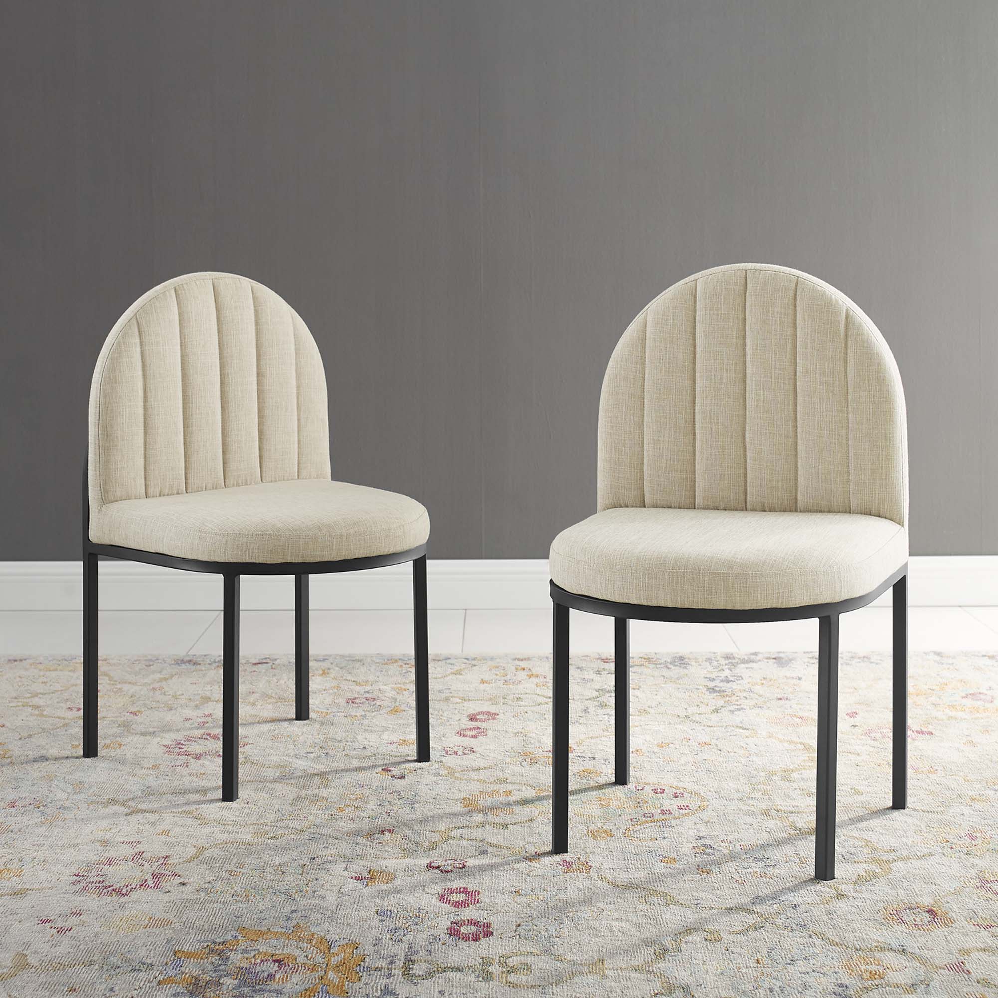 Isla Dining Side Chair Upholstered Fabric Set of 2 by Modway