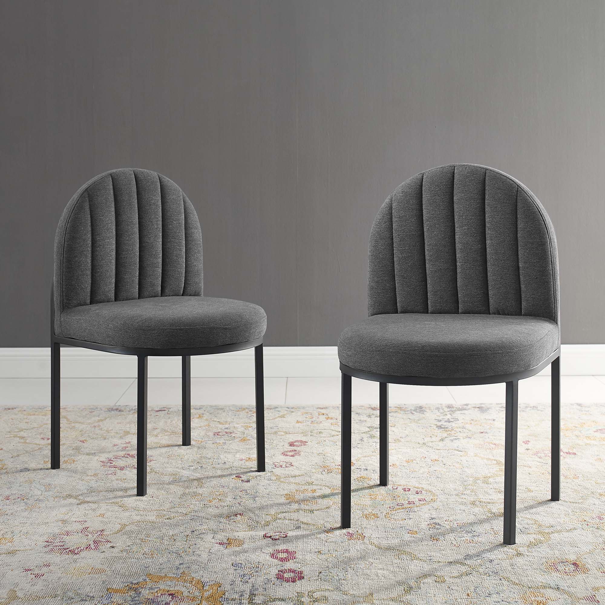 Isla Dining Side Chair Upholstered Fabric Set of 2 by Modway
