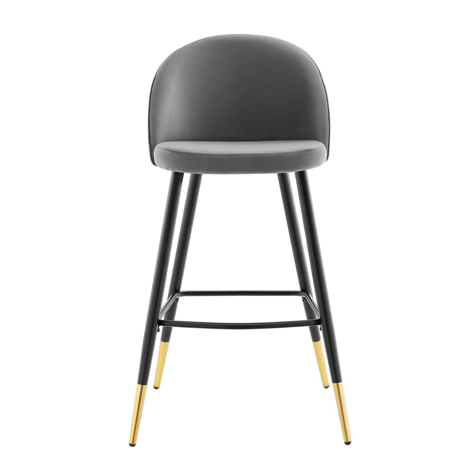 Cordial Performance Velvet Bar Stools - Set of 2 by Modway