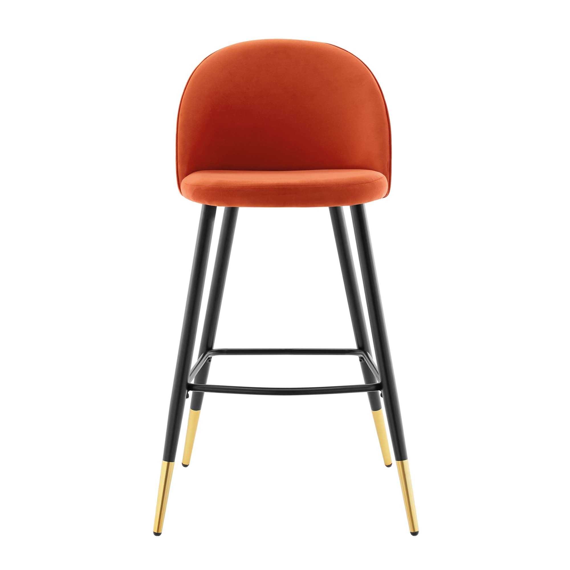 Cordial Performance Velvet Bar Stools - Set of 2 by Modway
