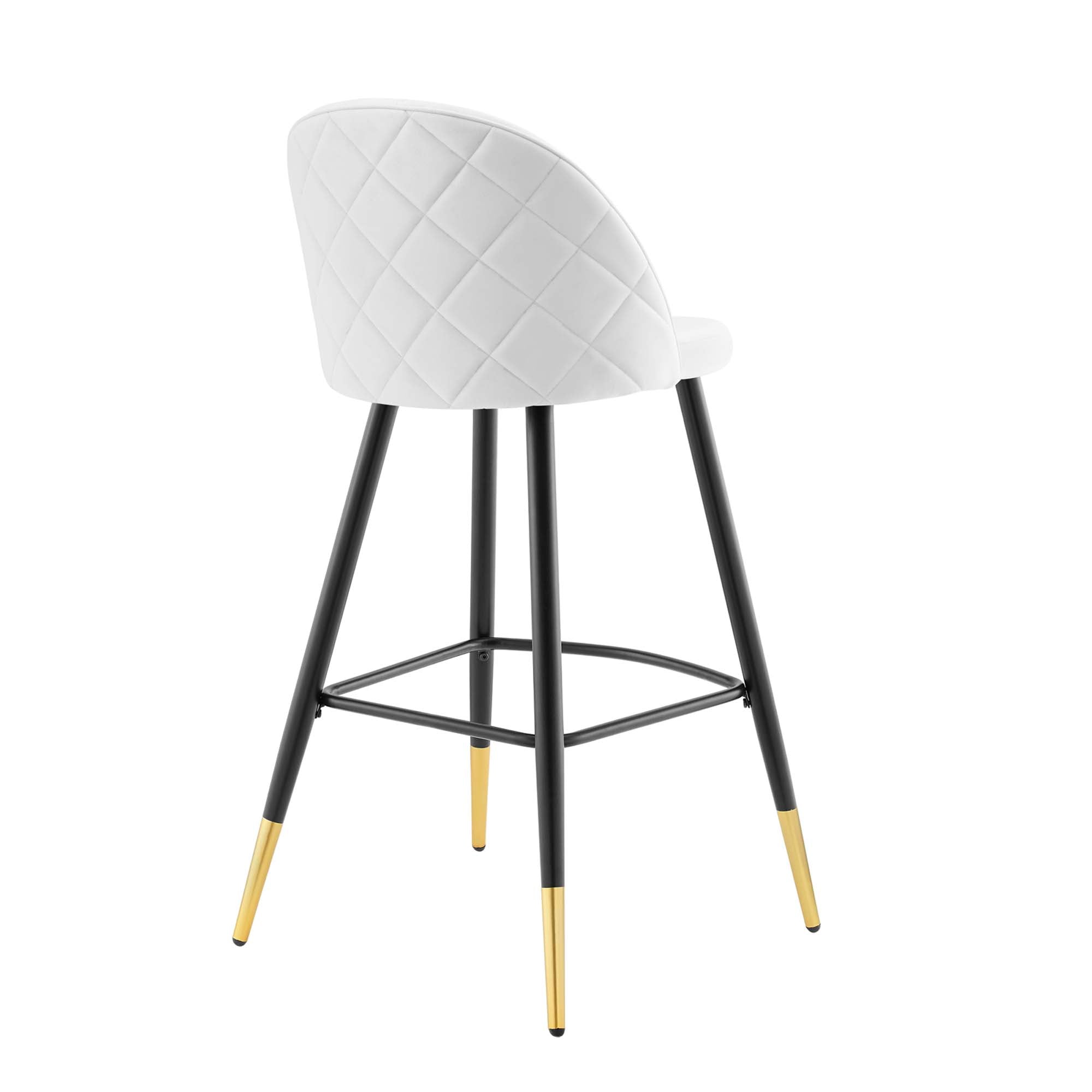 Cordial Performance Velvet Bar Stools - Set of 2 by Modway