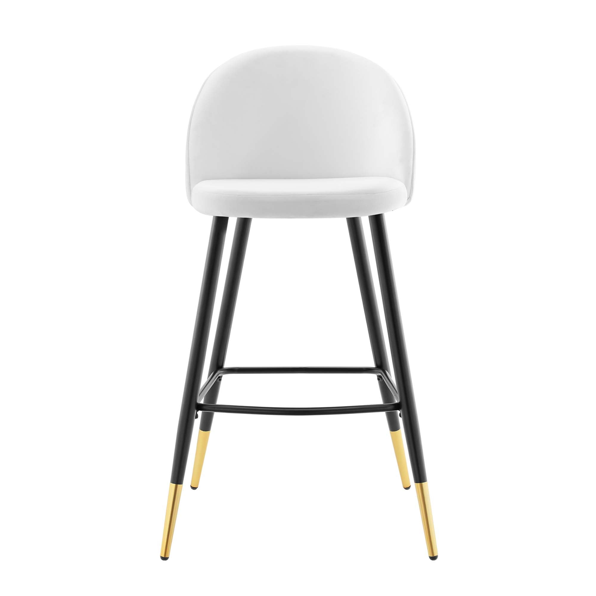 Cordial Performance Velvet Bar Stools - Set of 2 by Modway