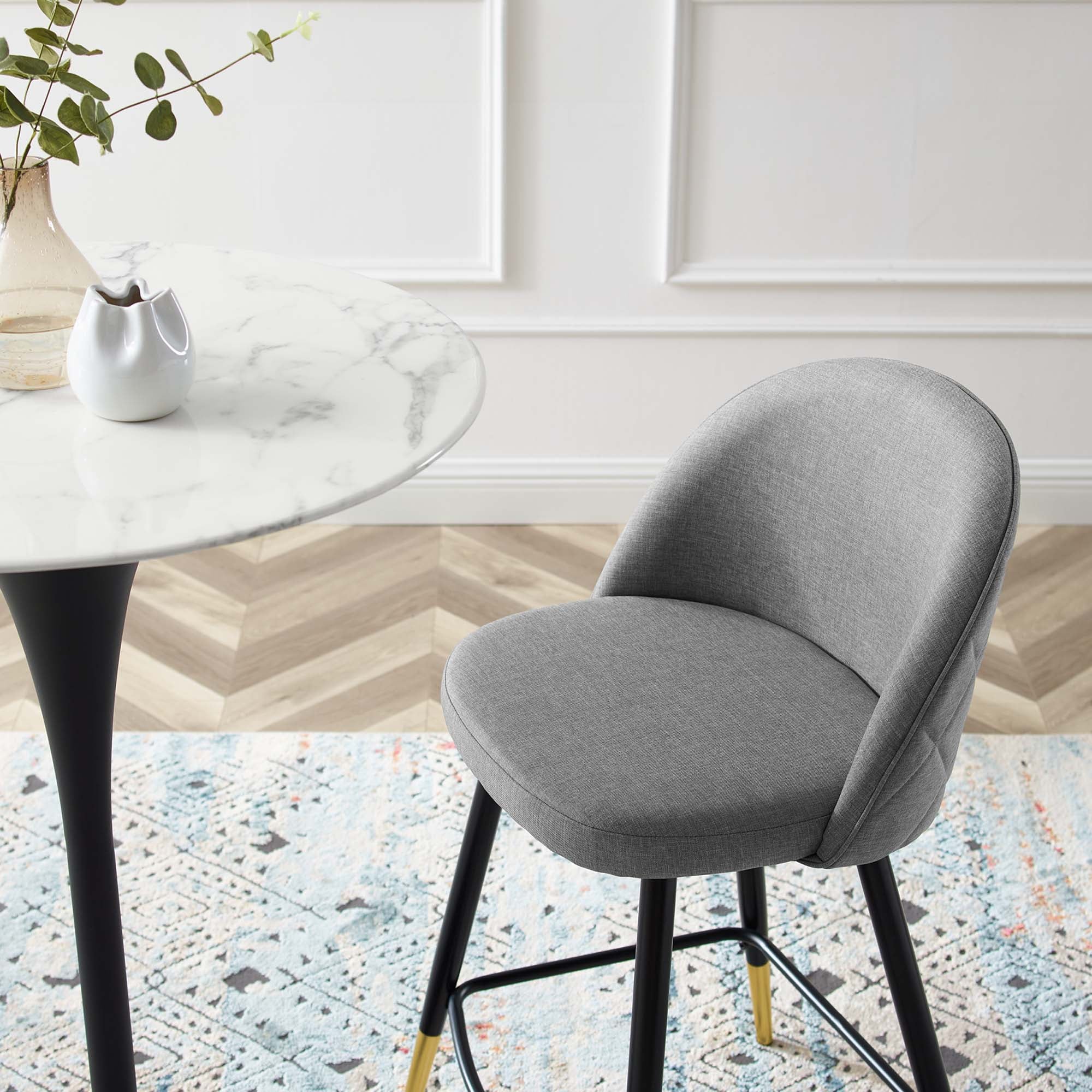 Cordial Fabric Counter Stools - Set of 2 by Modway