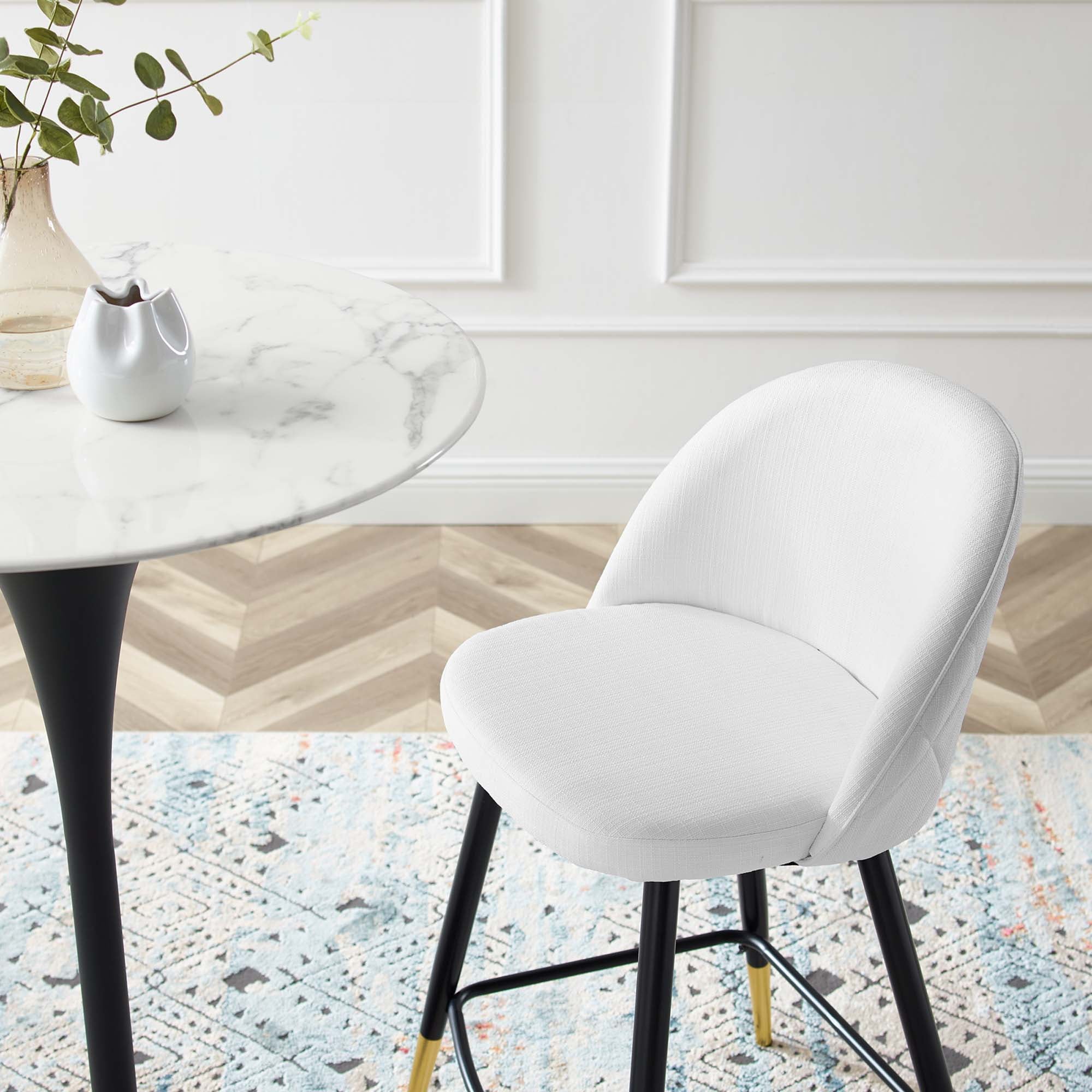 Cordial Fabric Counter Stools - Set of 2 by Modway