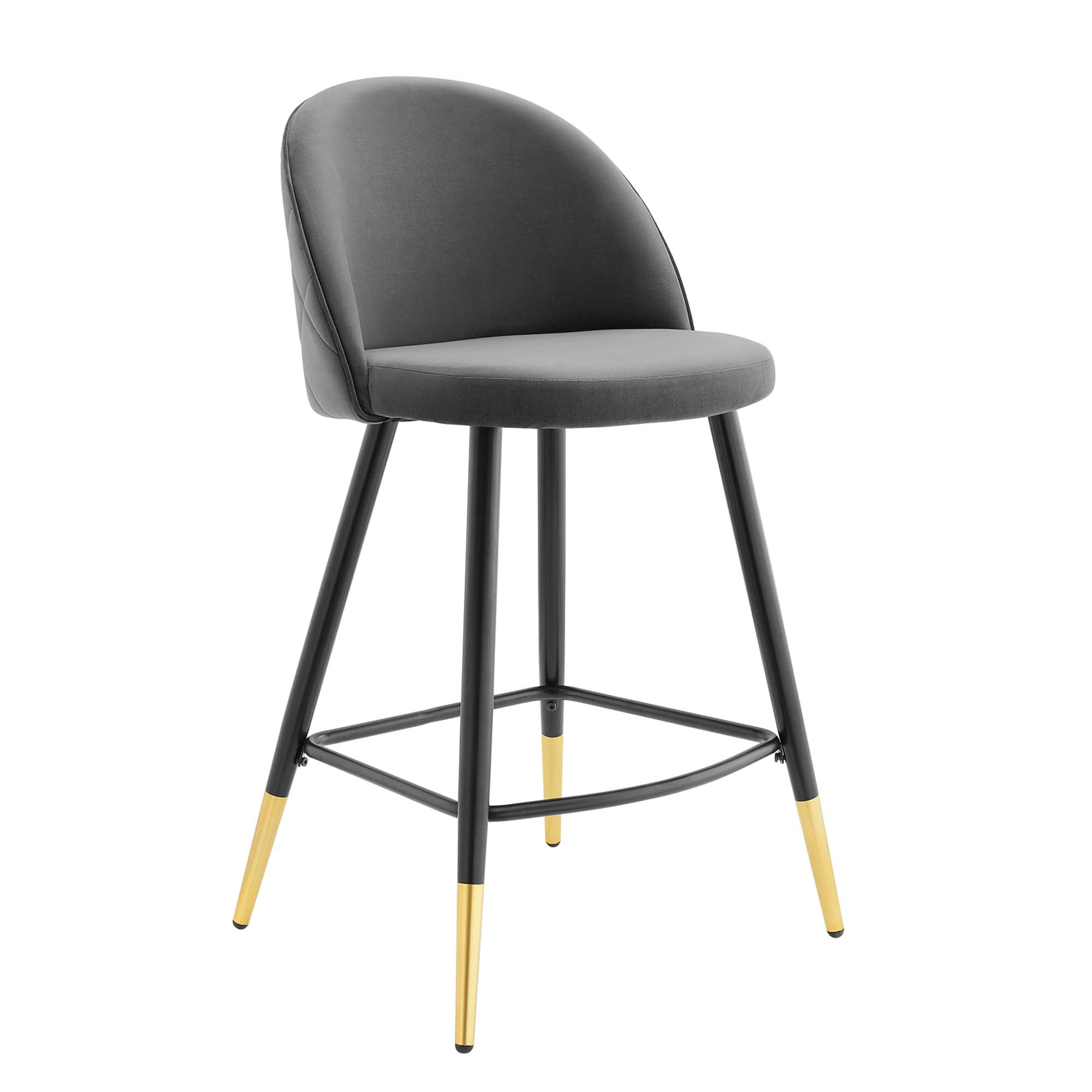 Cordial Performance Velvet Counter Stools Set of 2 by Modway