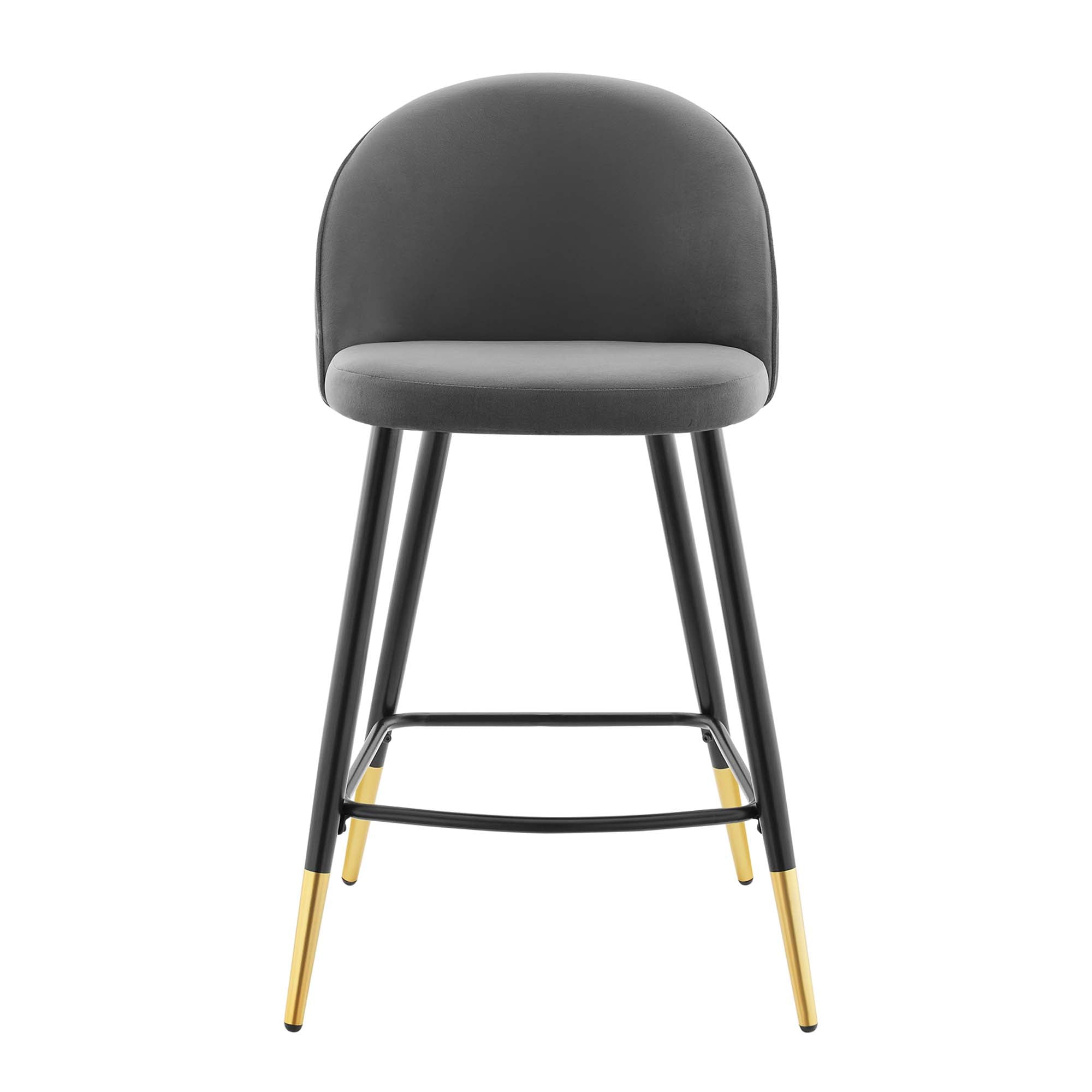 Cordial Performance Velvet Counter Stools Set of 2 by Modway