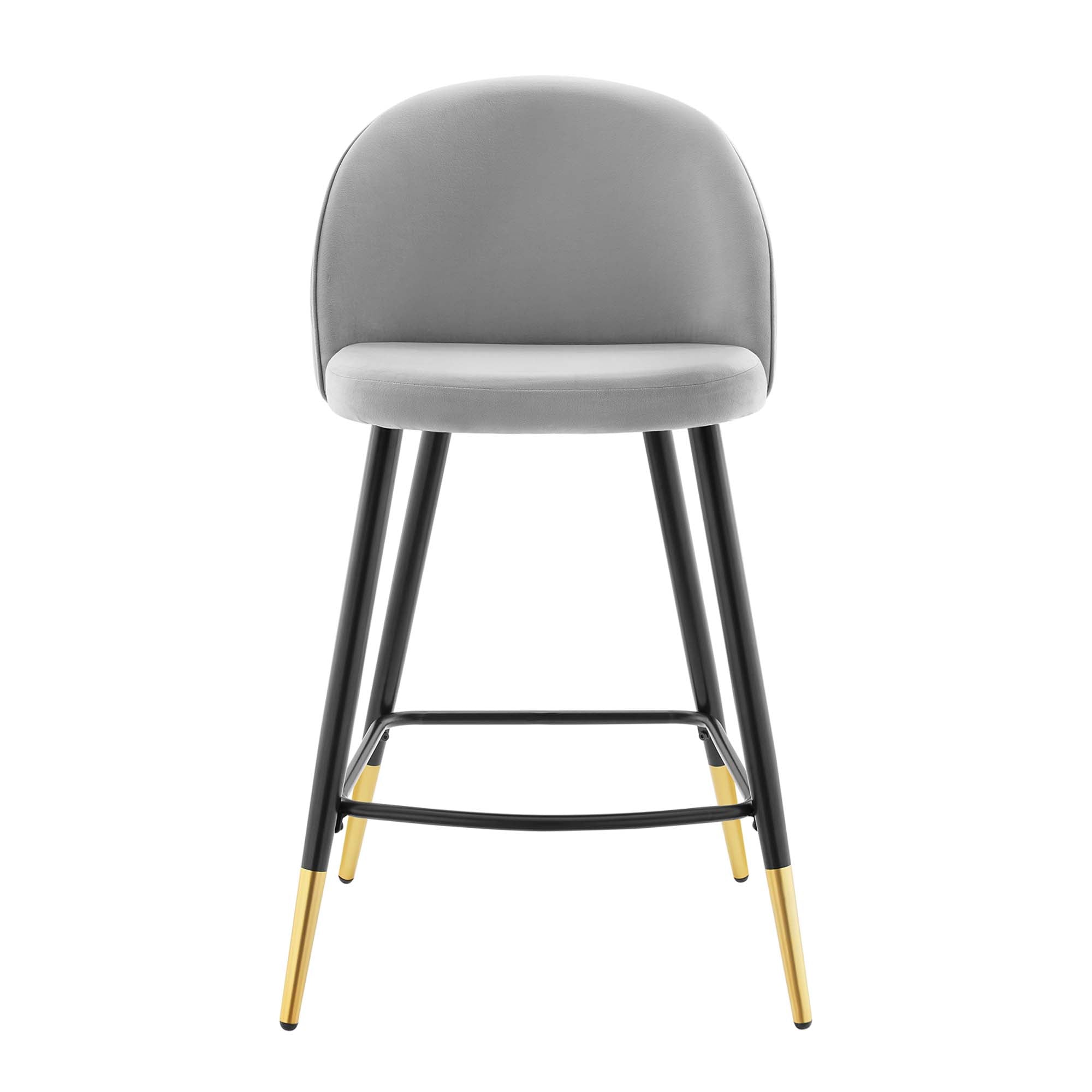 Cordial Performance Velvet Counter Stools Set of 2 by Modway