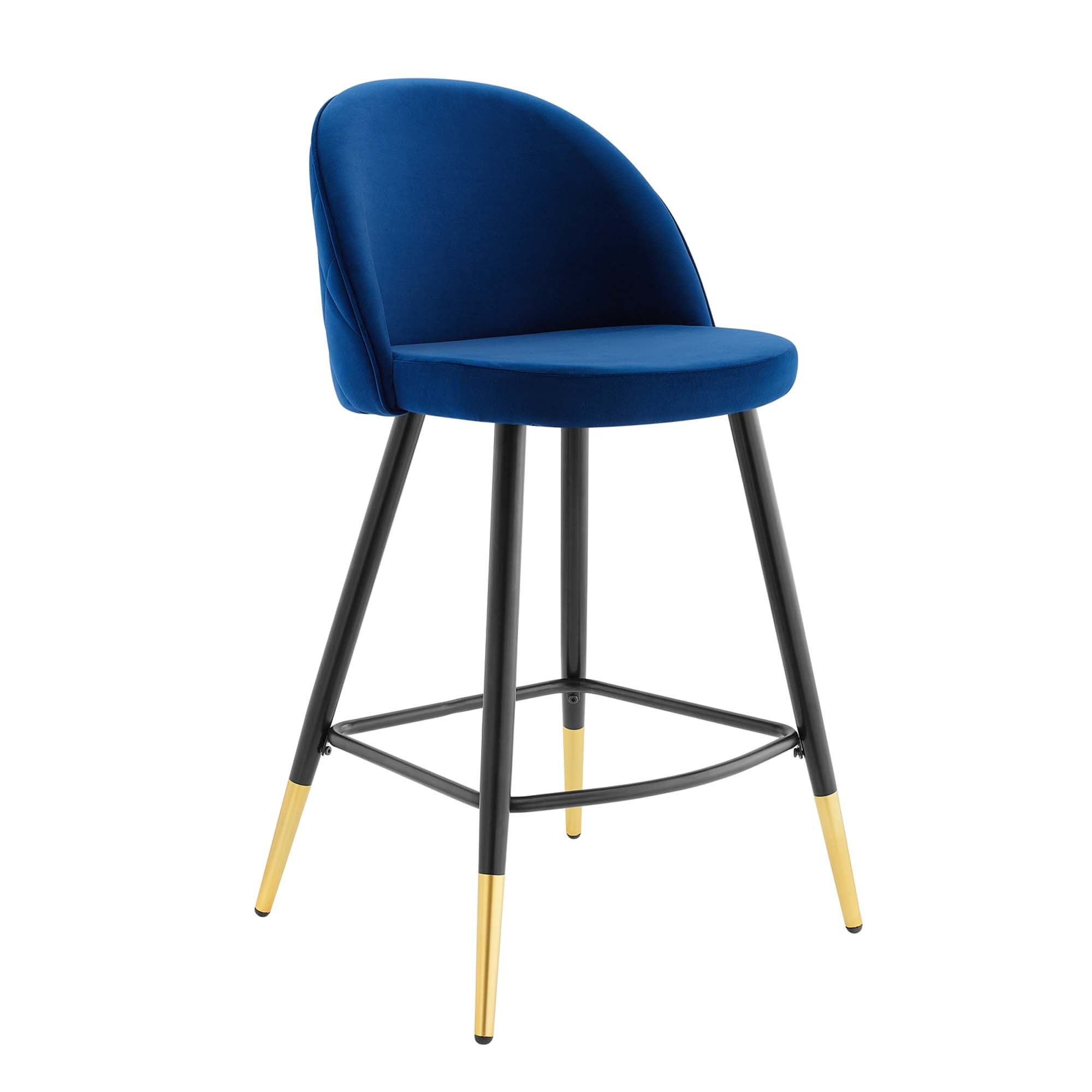Cordial Performance Velvet Counter Stools Set of 2 by Modway