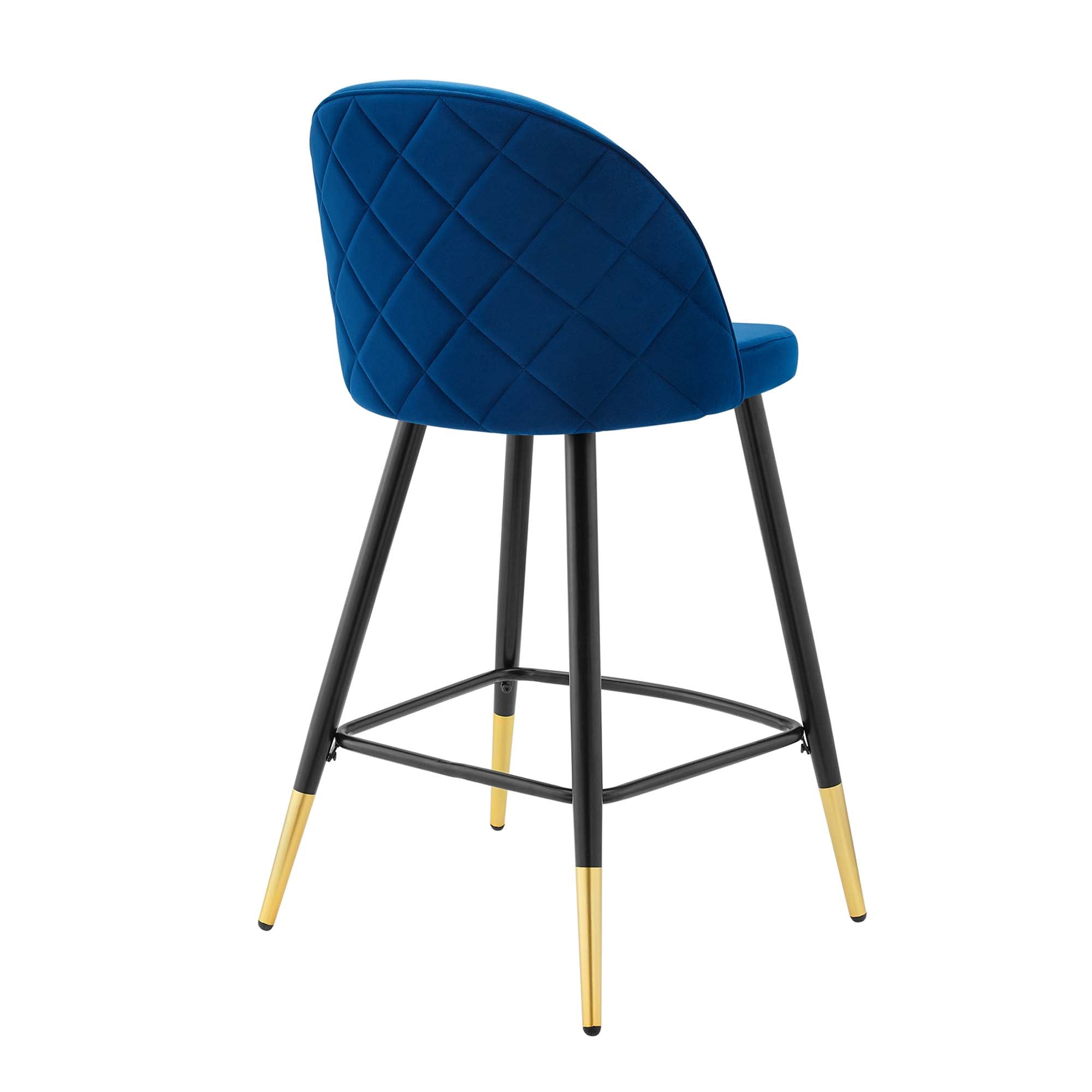 Cordial Performance Velvet Counter Stools Set of 2 by Modway