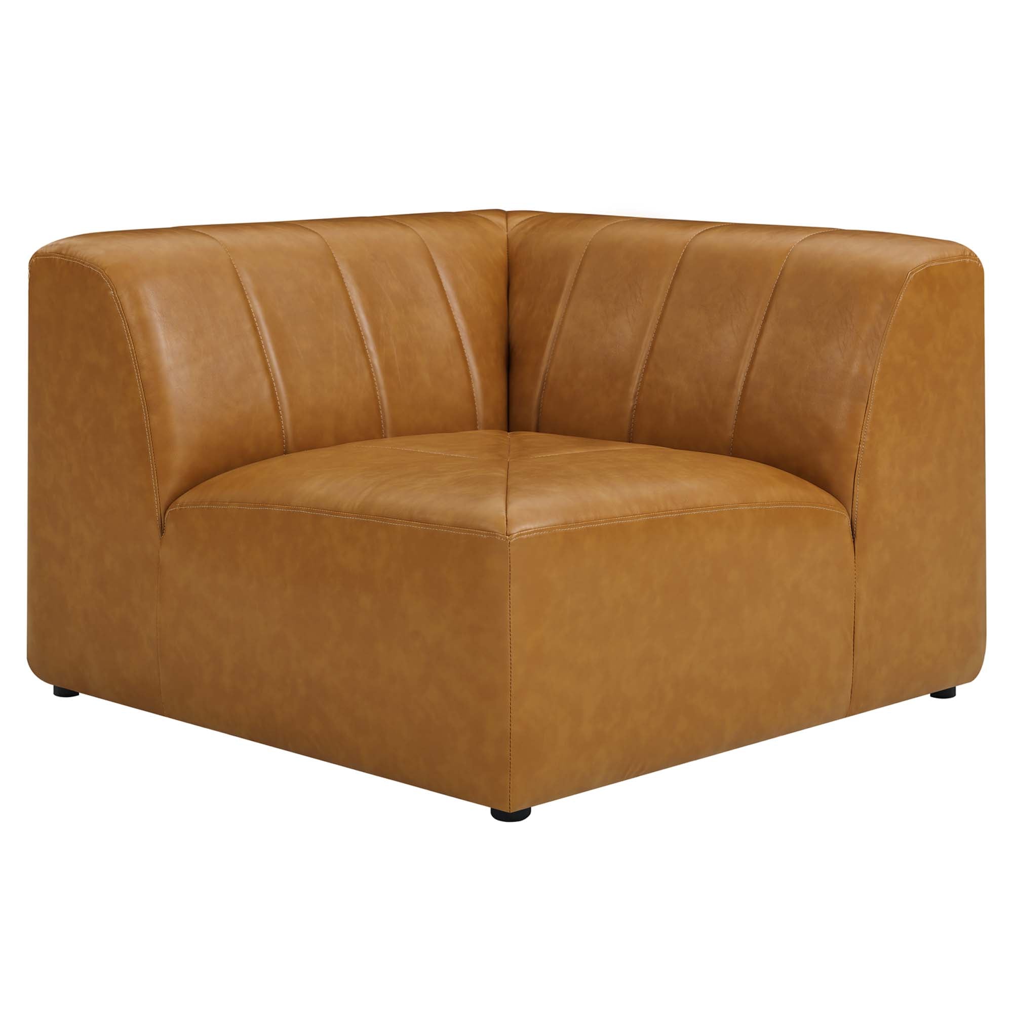 Bartlett Vegan Leather 6-Piece Sectional Sofa by Modway
